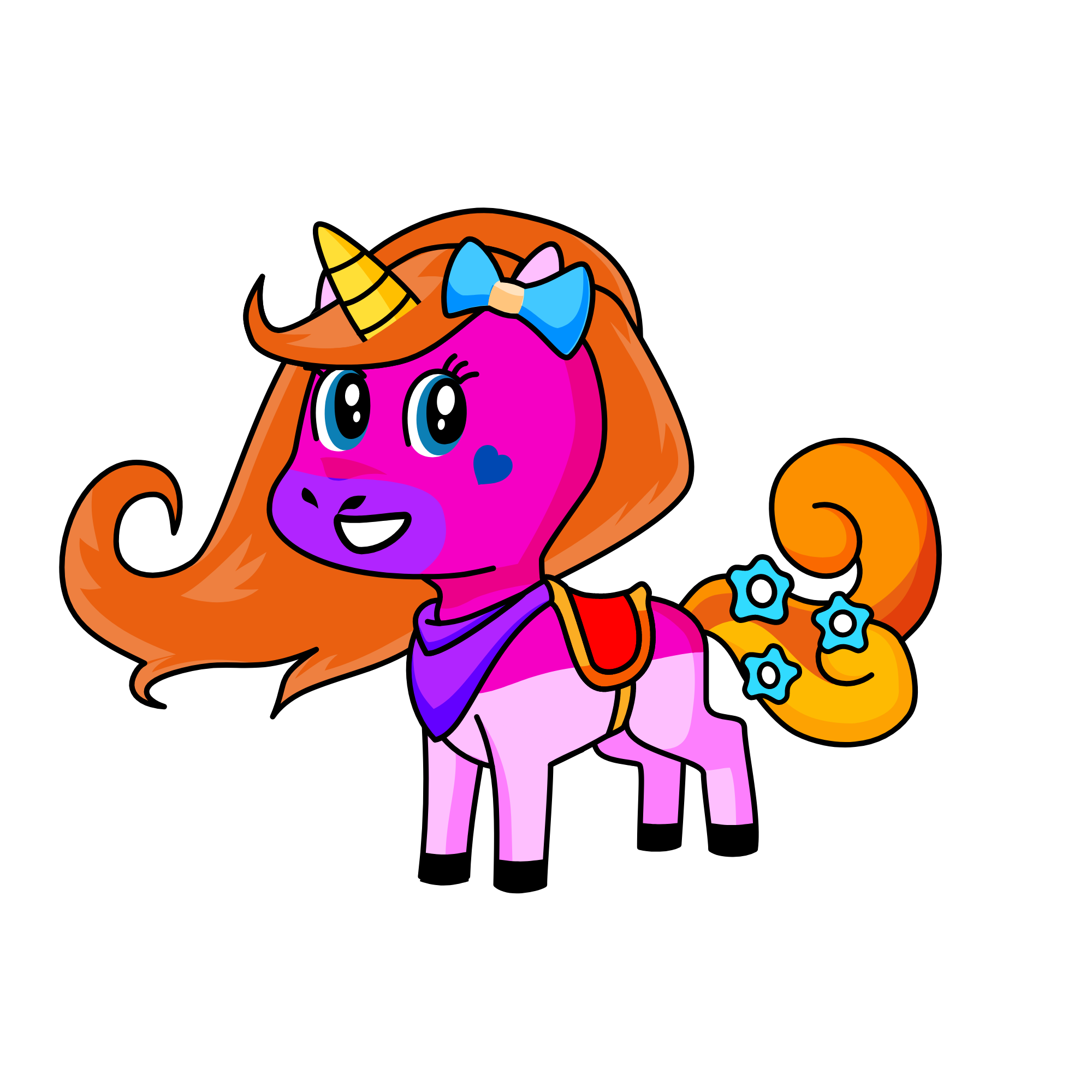 Queen Of Darkness, the unicorn