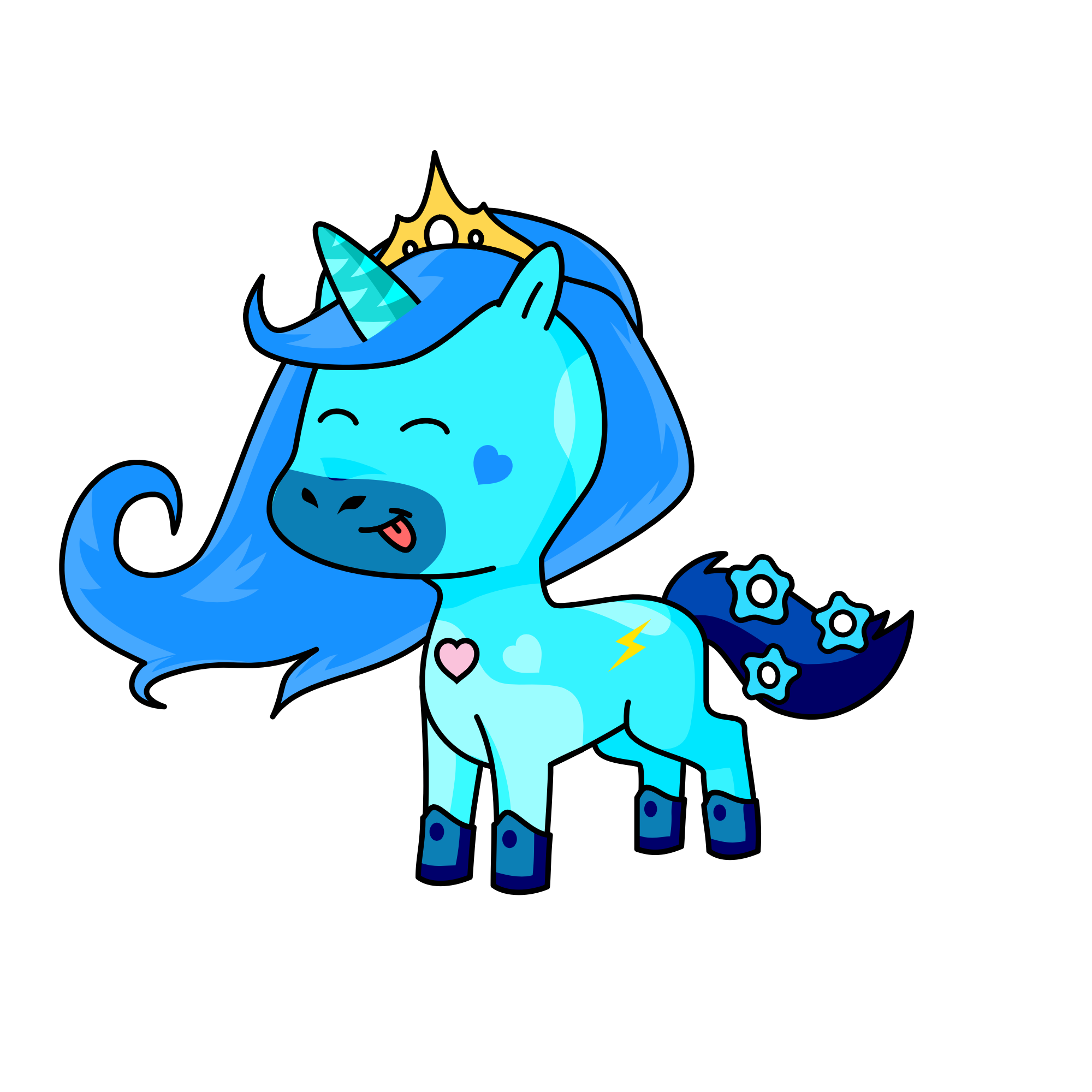Sky, the unicorn