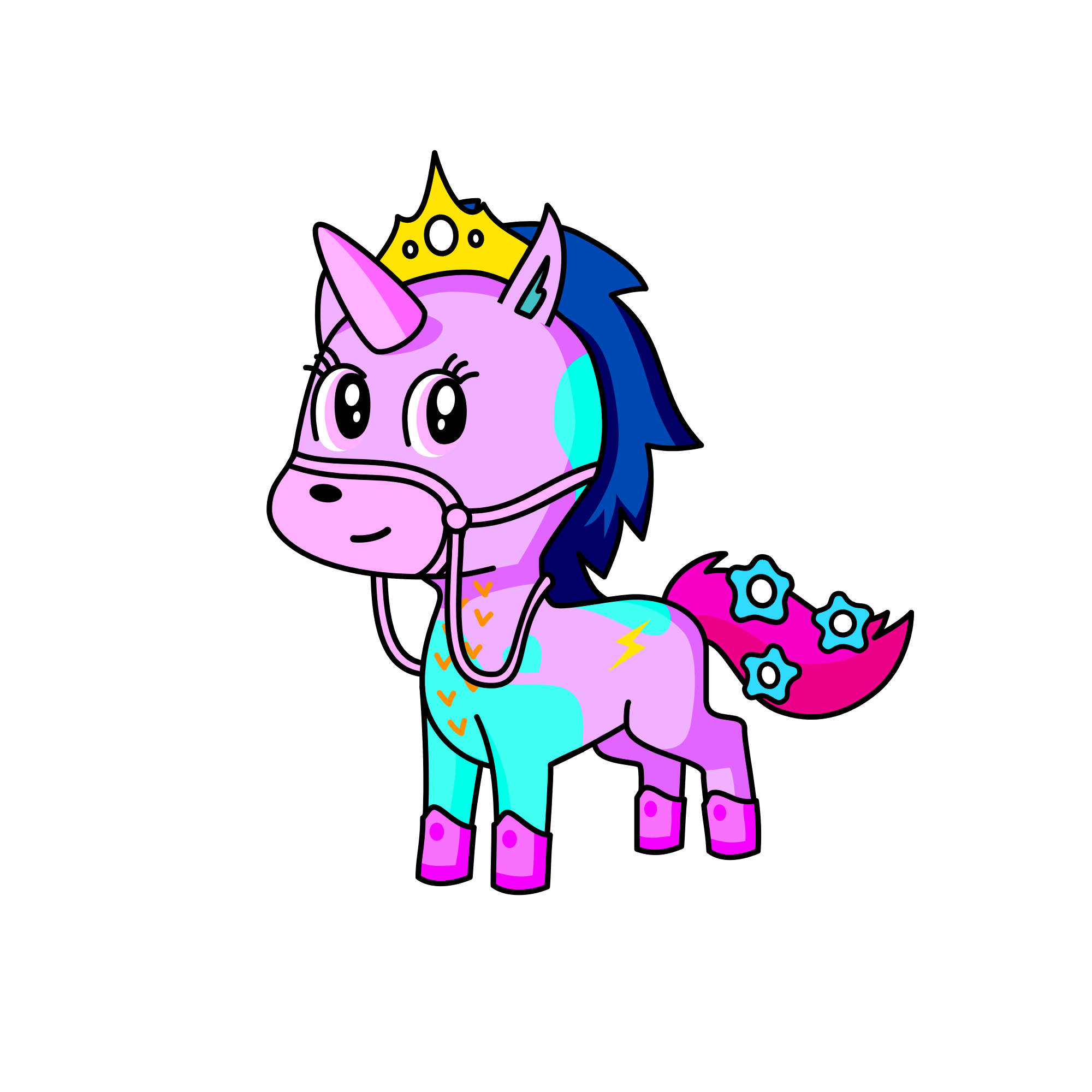 Snow, the unicorn