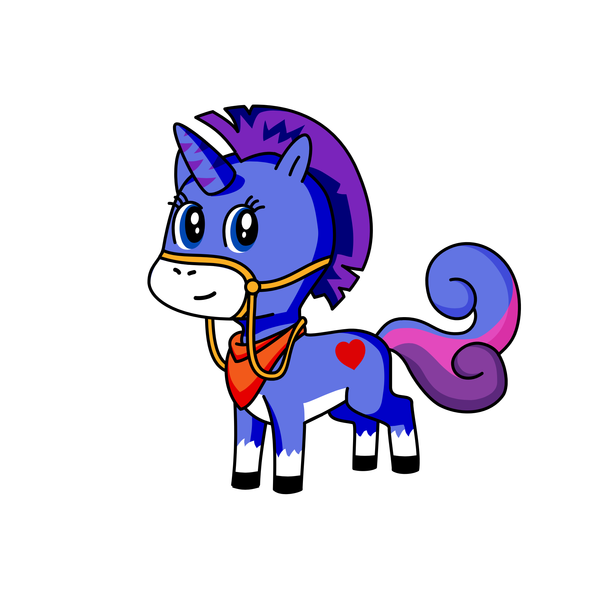 Gh, the unicorn