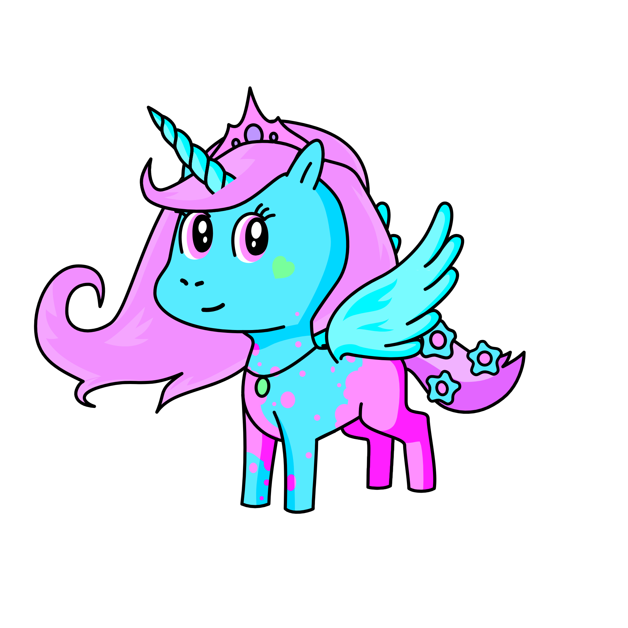 princess floral, the unicorn