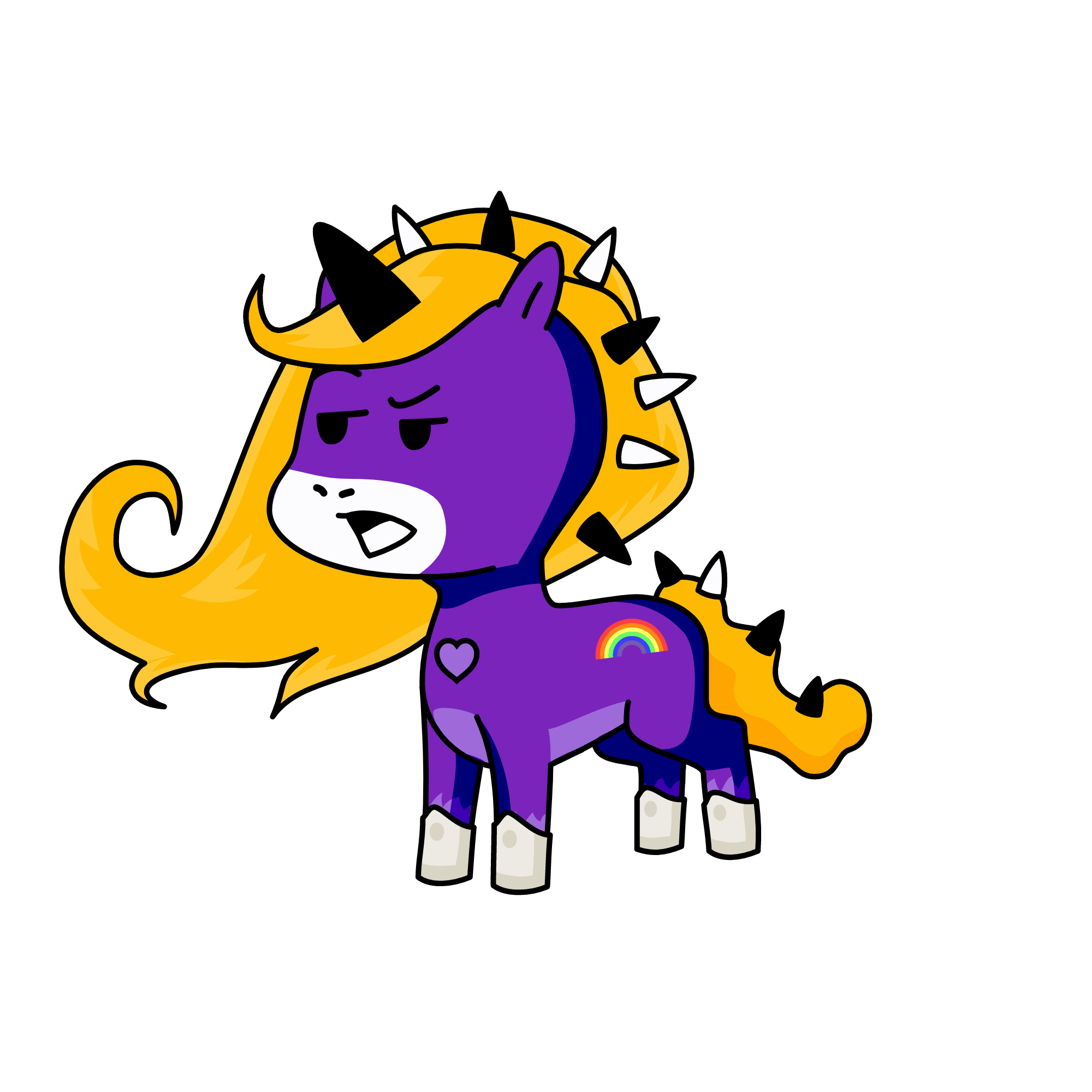 Evil, the unicorn