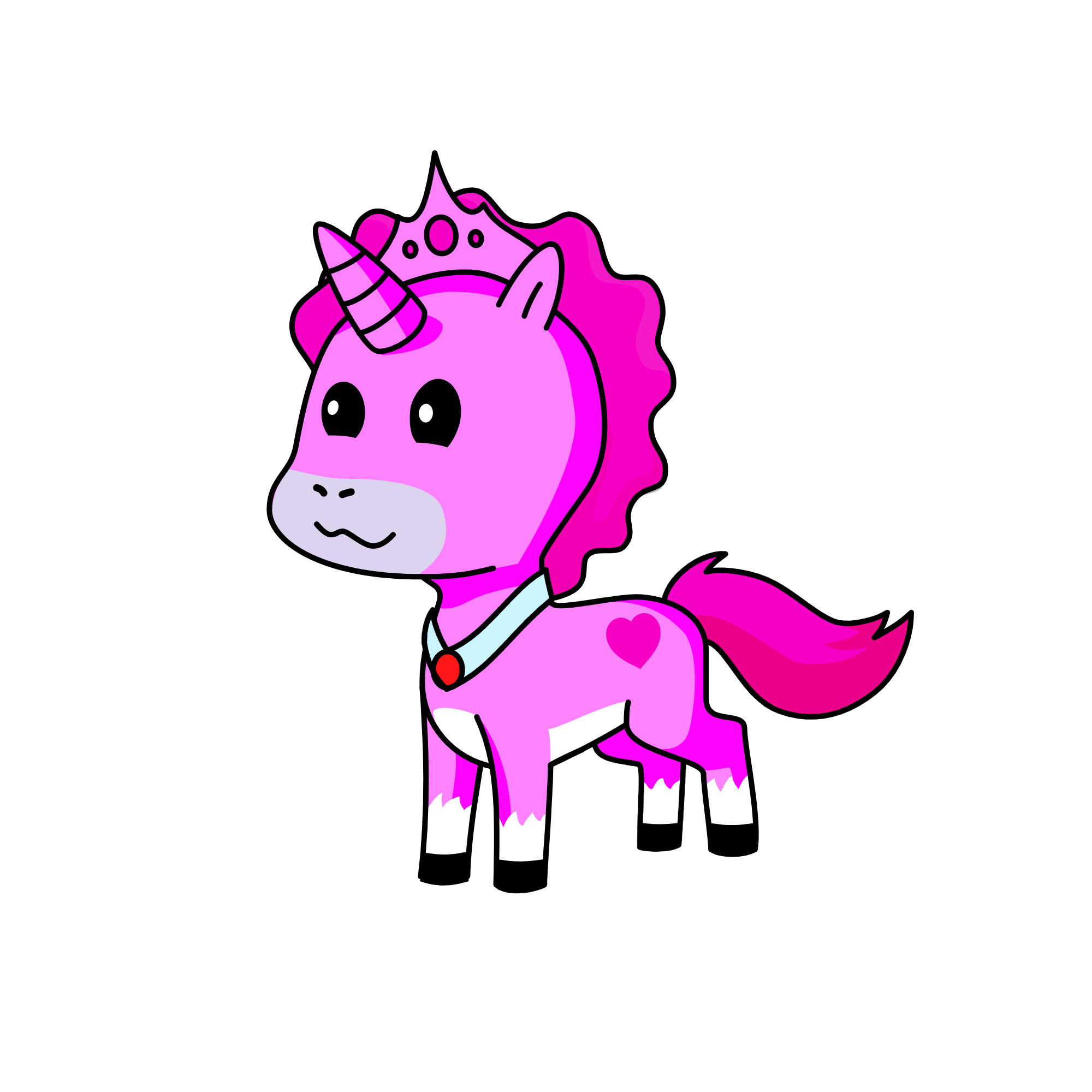 pingkey pie, the unicorn