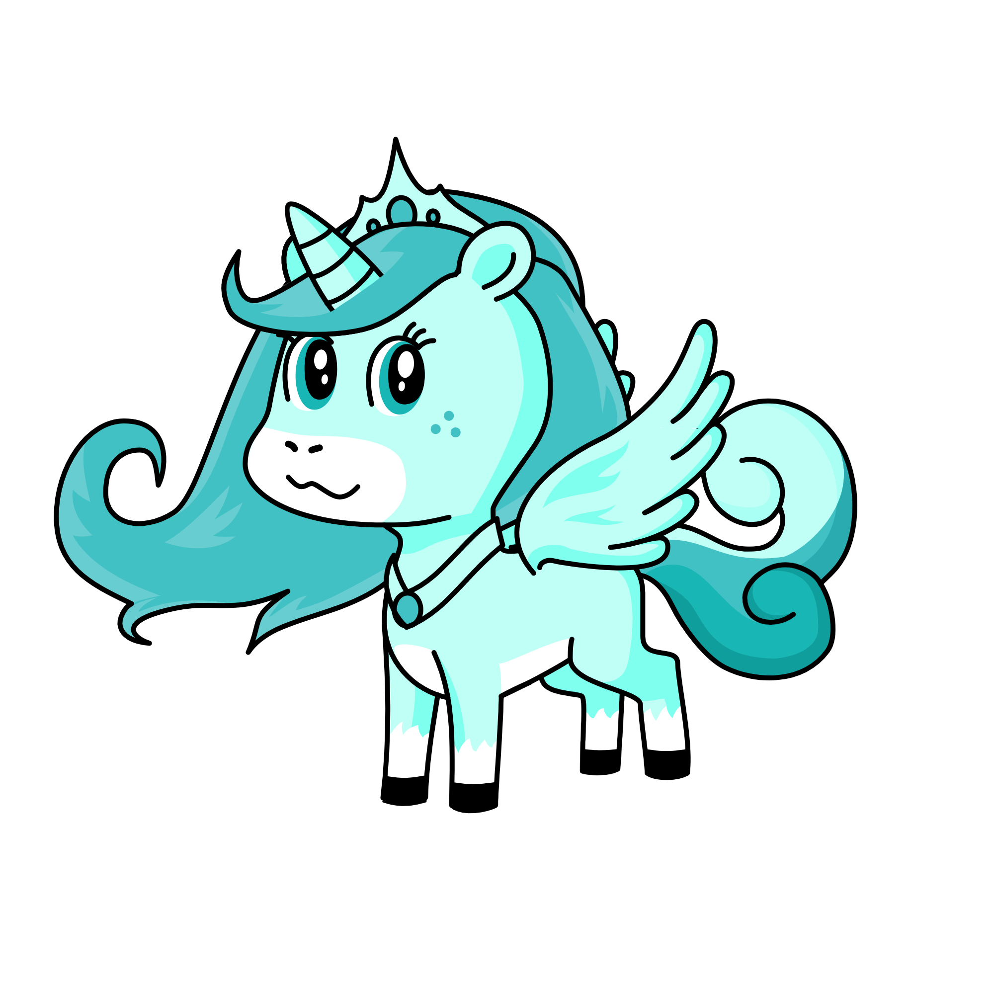 Snowy, the unicorn