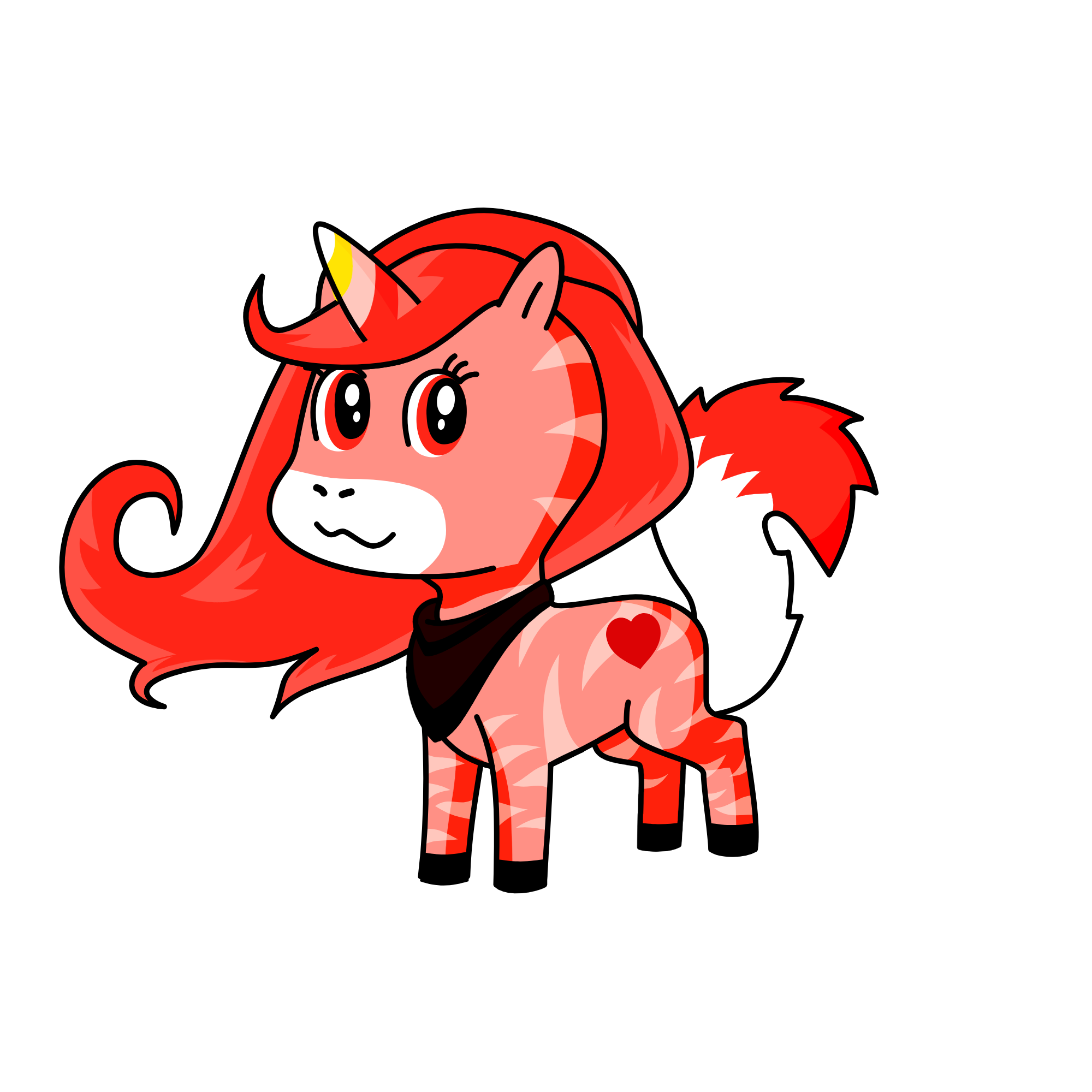 VALENTINE, the unicorn