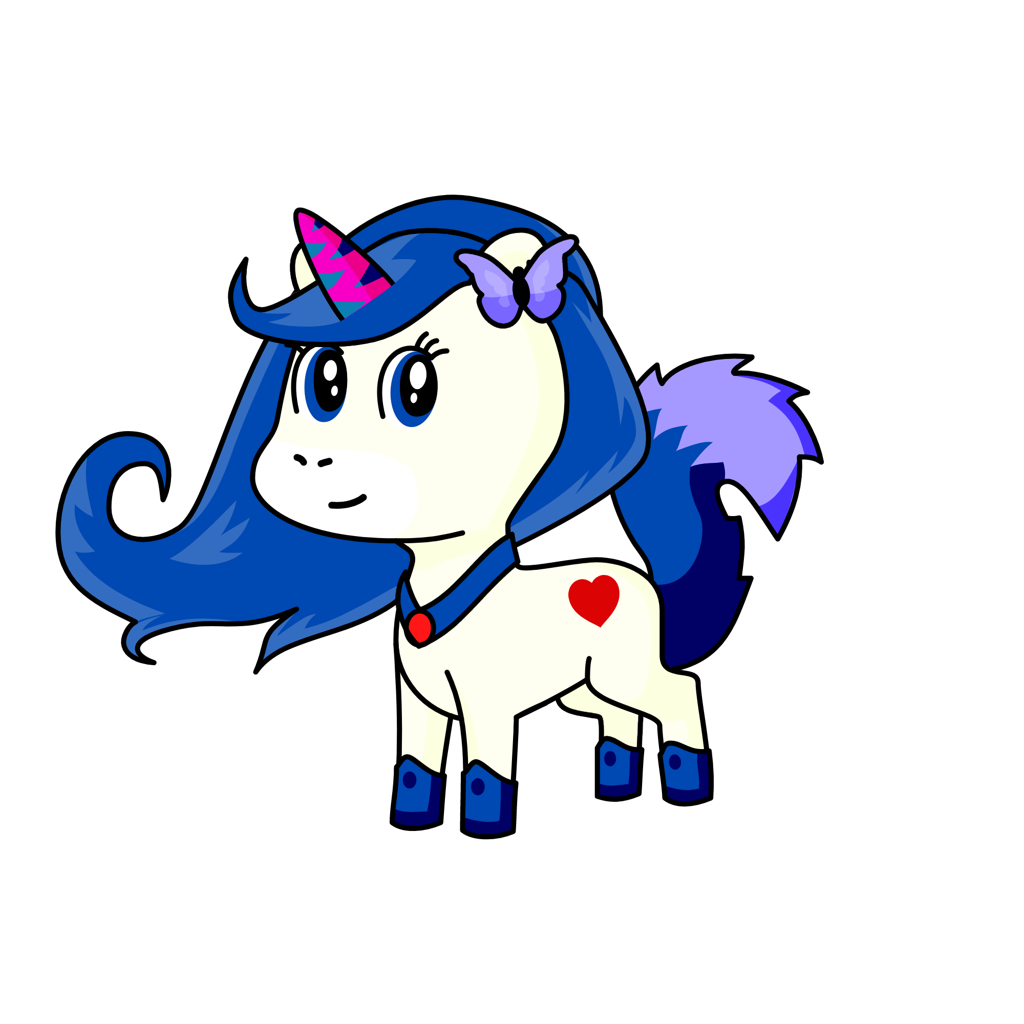 Evey, the unicorn