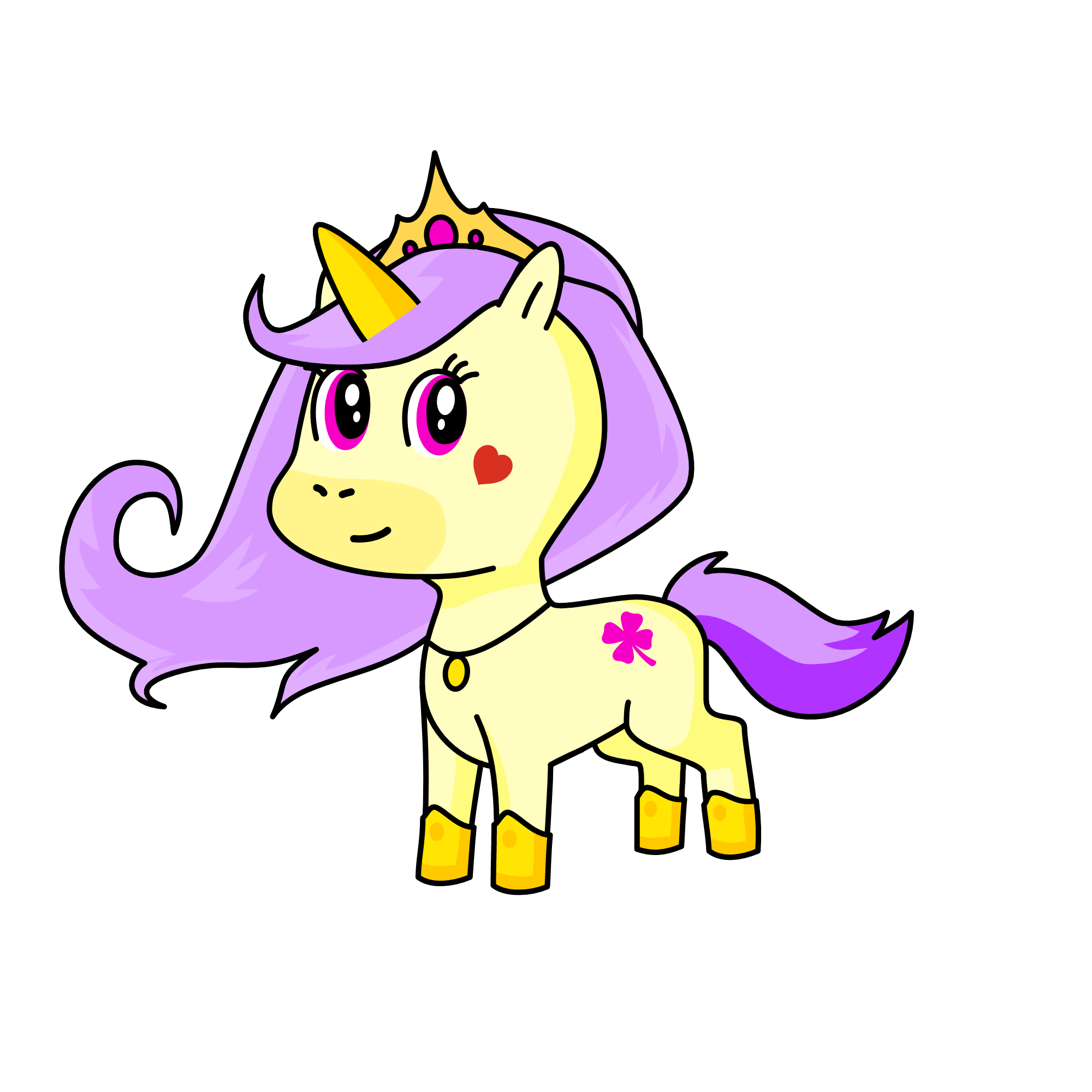 Spring, the unicorn