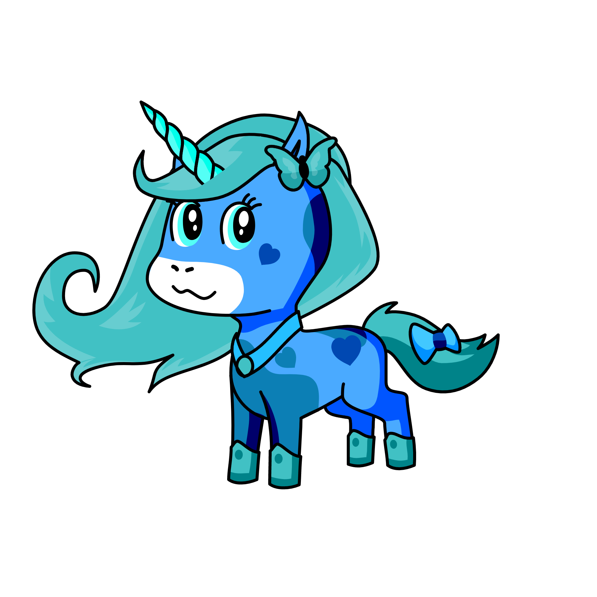 winter, the unicorn
