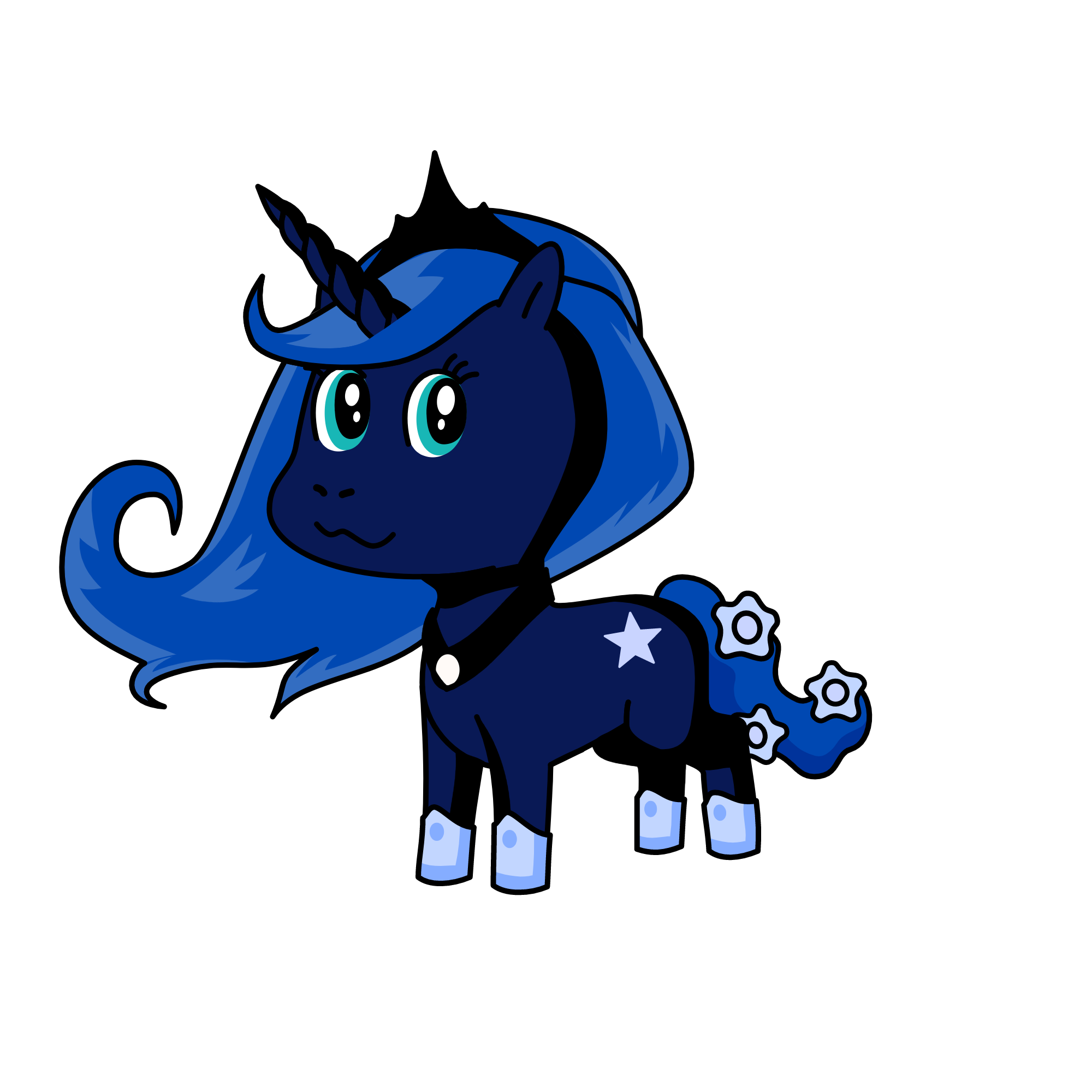Lunalu, the unicorn