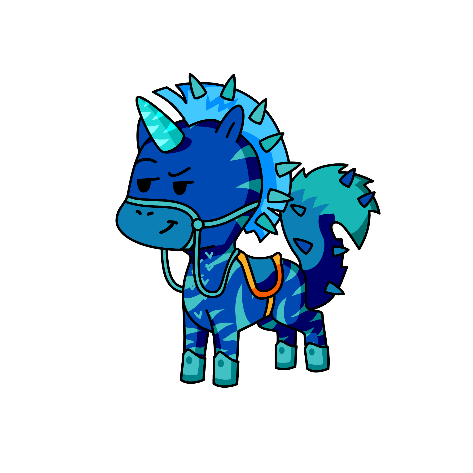 spikey, the unicorn