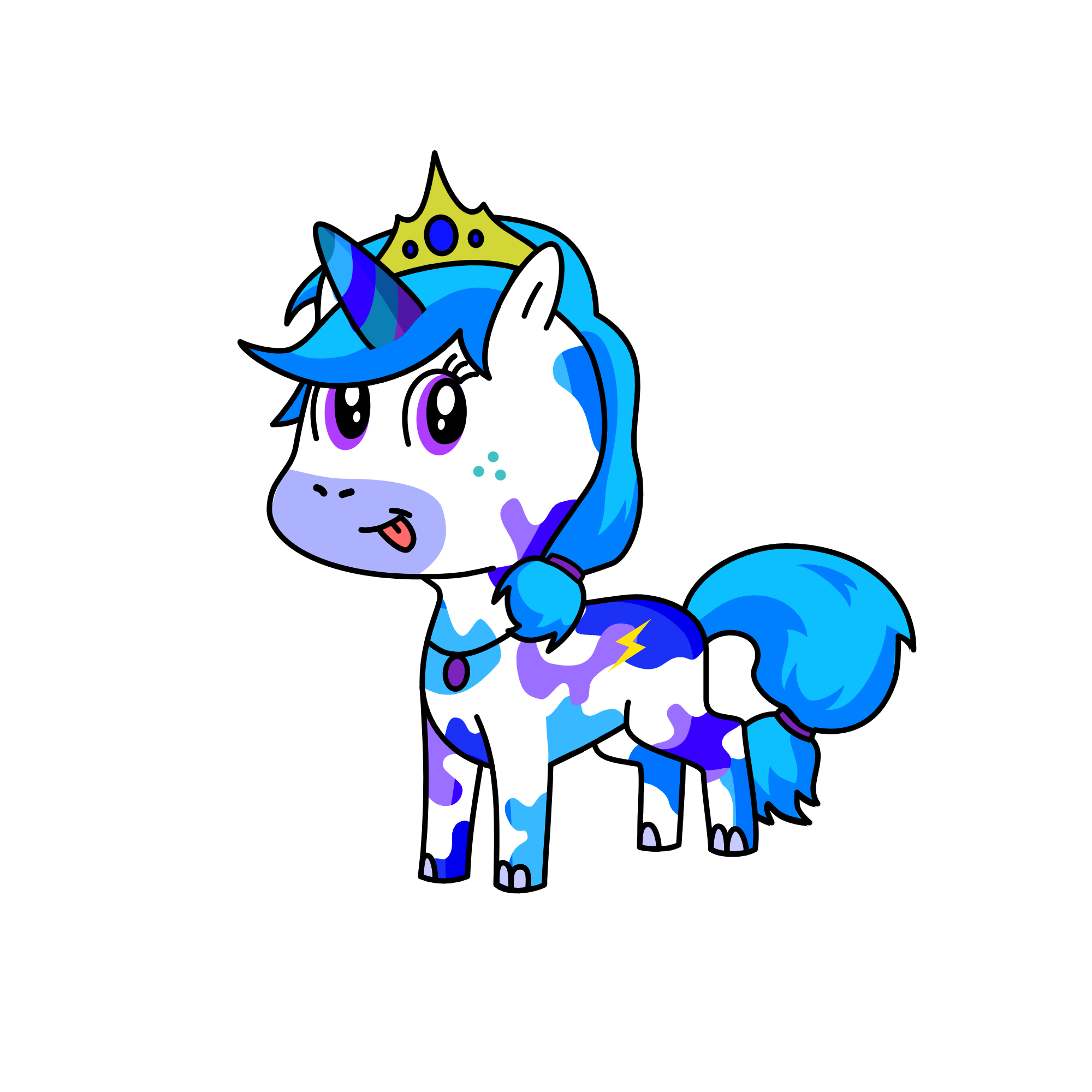 Snow uni, the unicorn