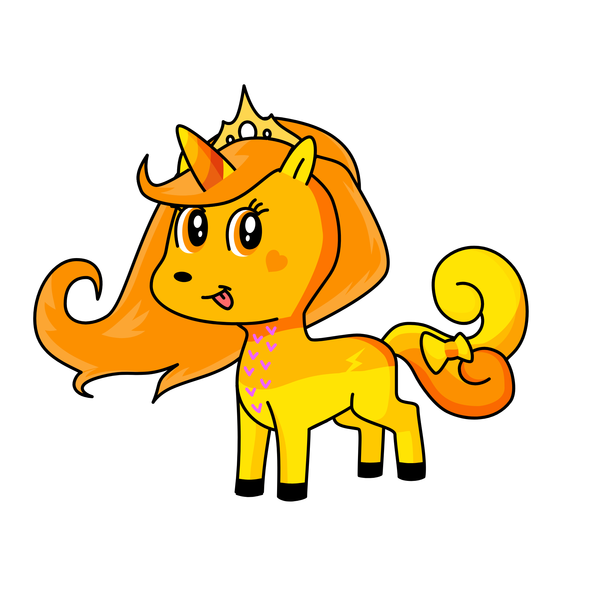 Sunset Shimmer, the unicorn