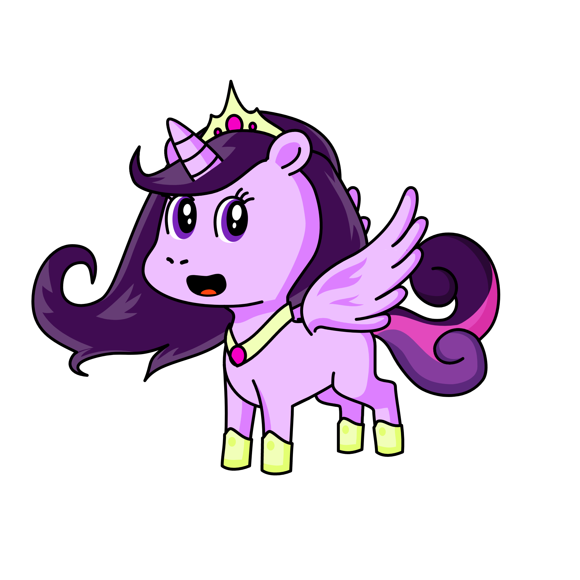 Twiley, the unicorn