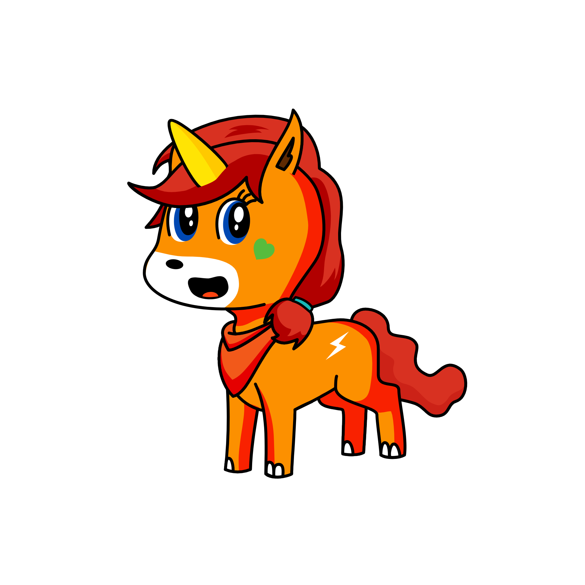 Melinie, the unicorn