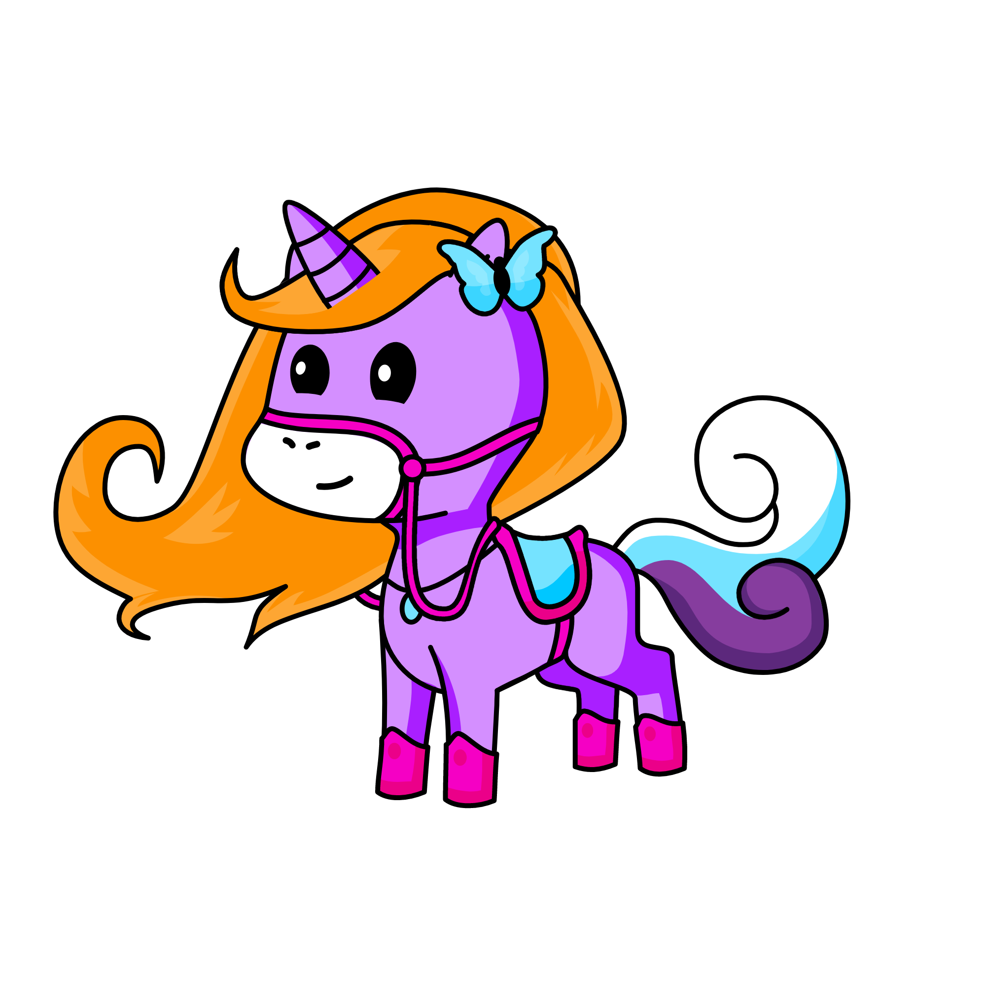 Snowy, the unicorn