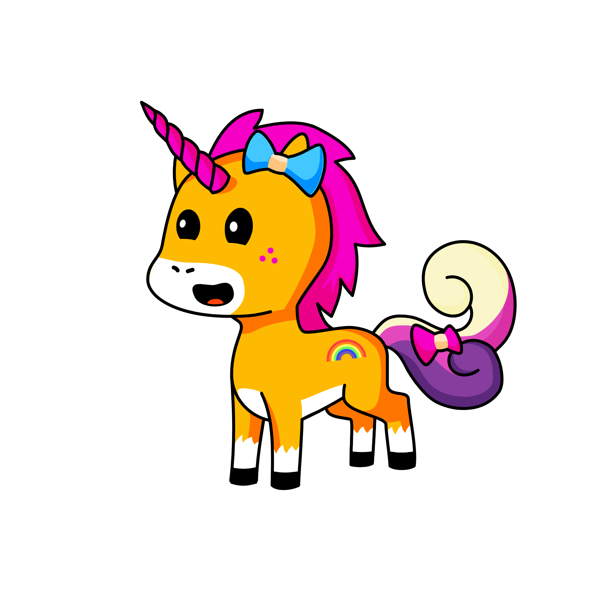 rainwbow, the unicorn