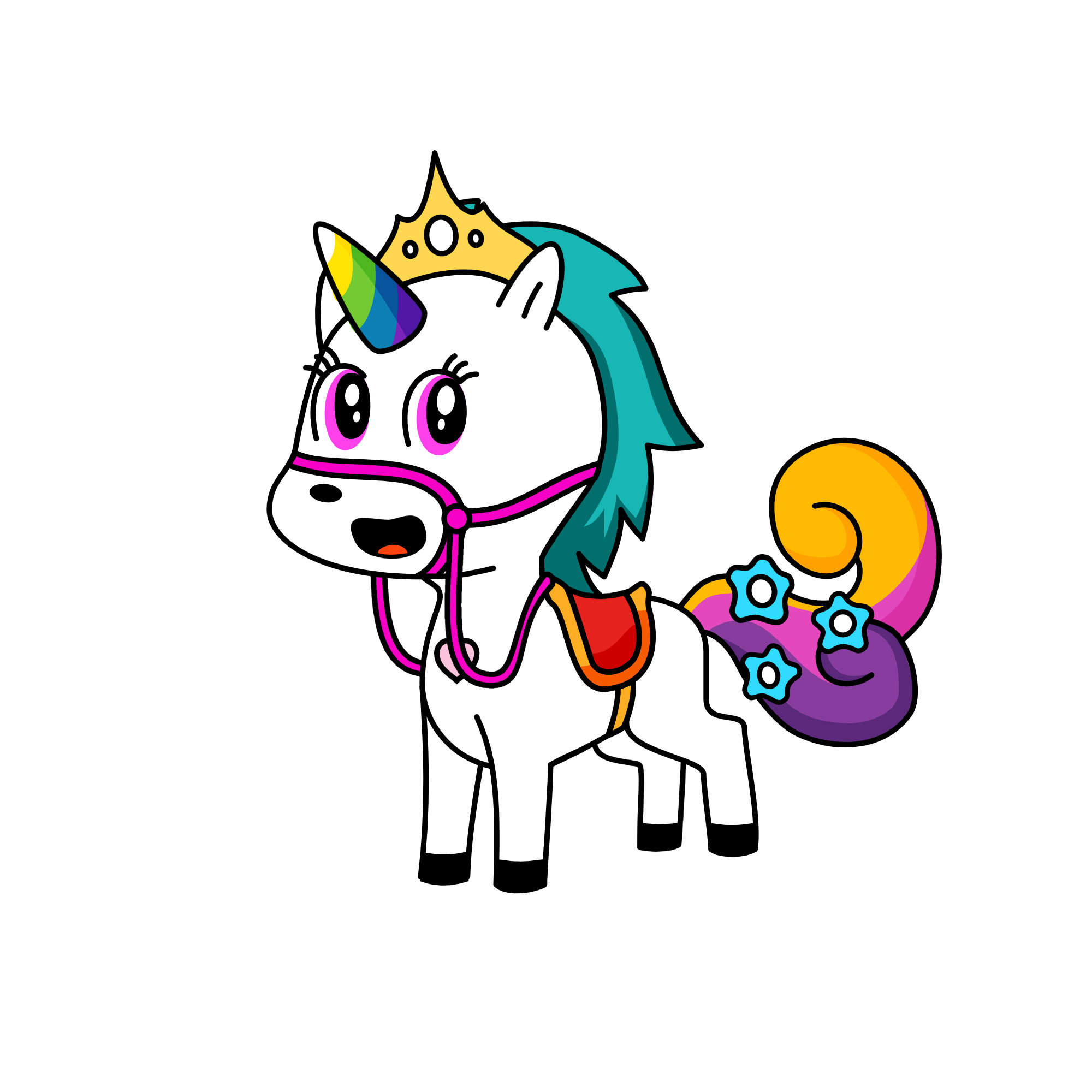 princess, the unicorn
