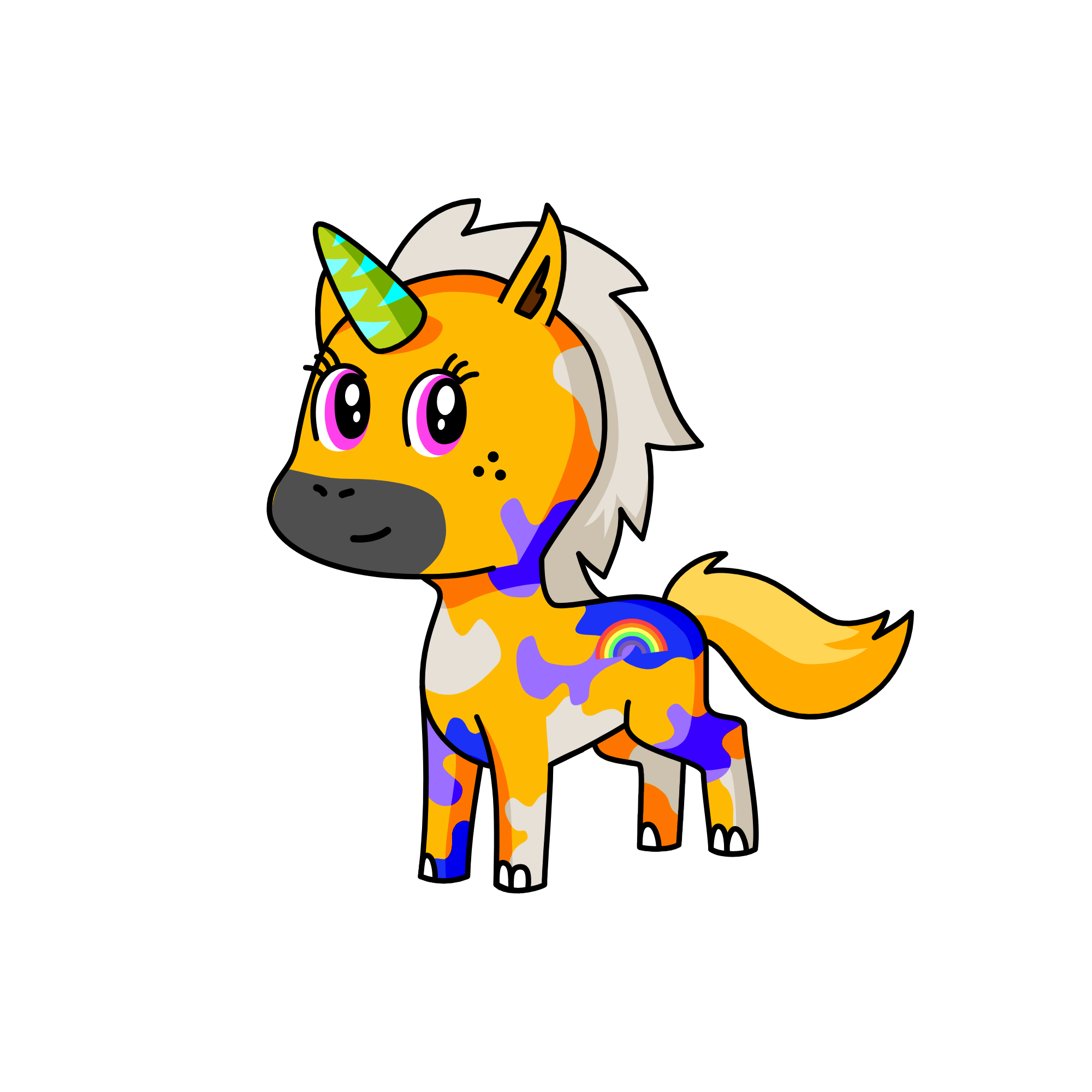 charmandr, the unicorn