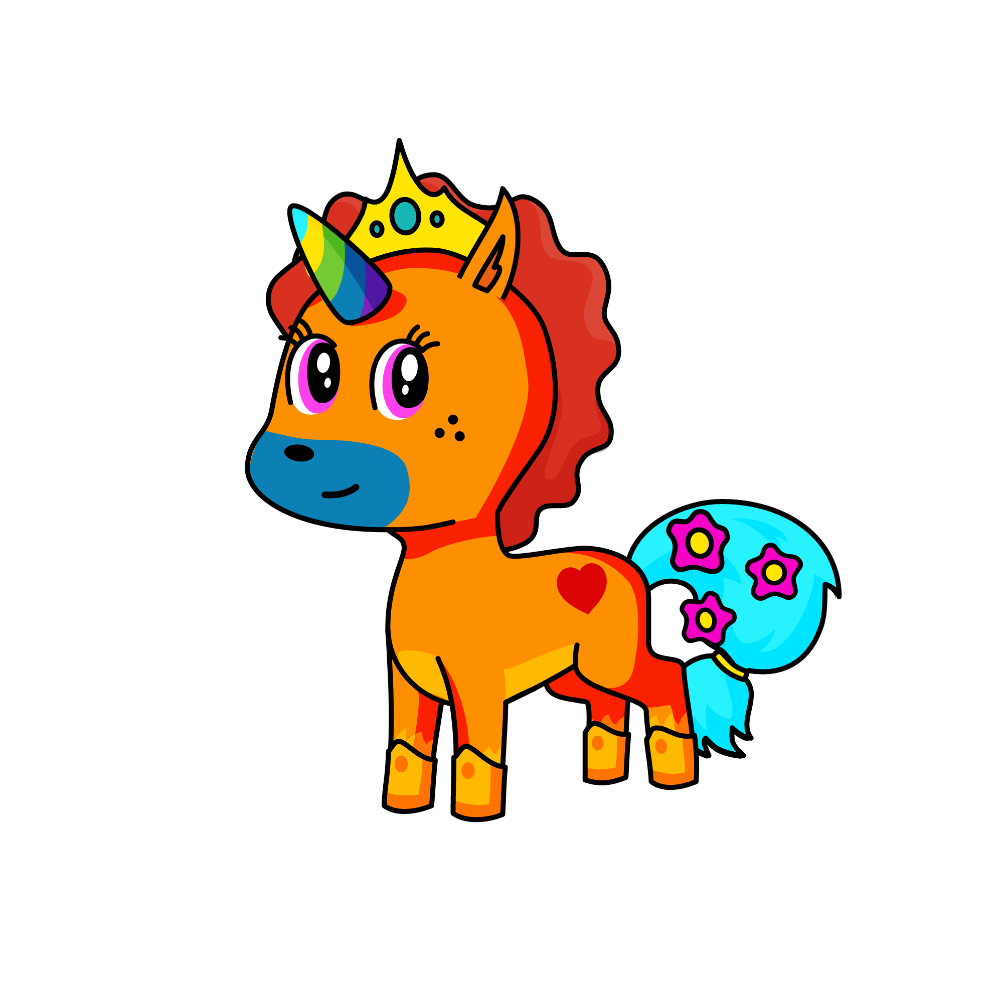 Rosy, the unicorn
