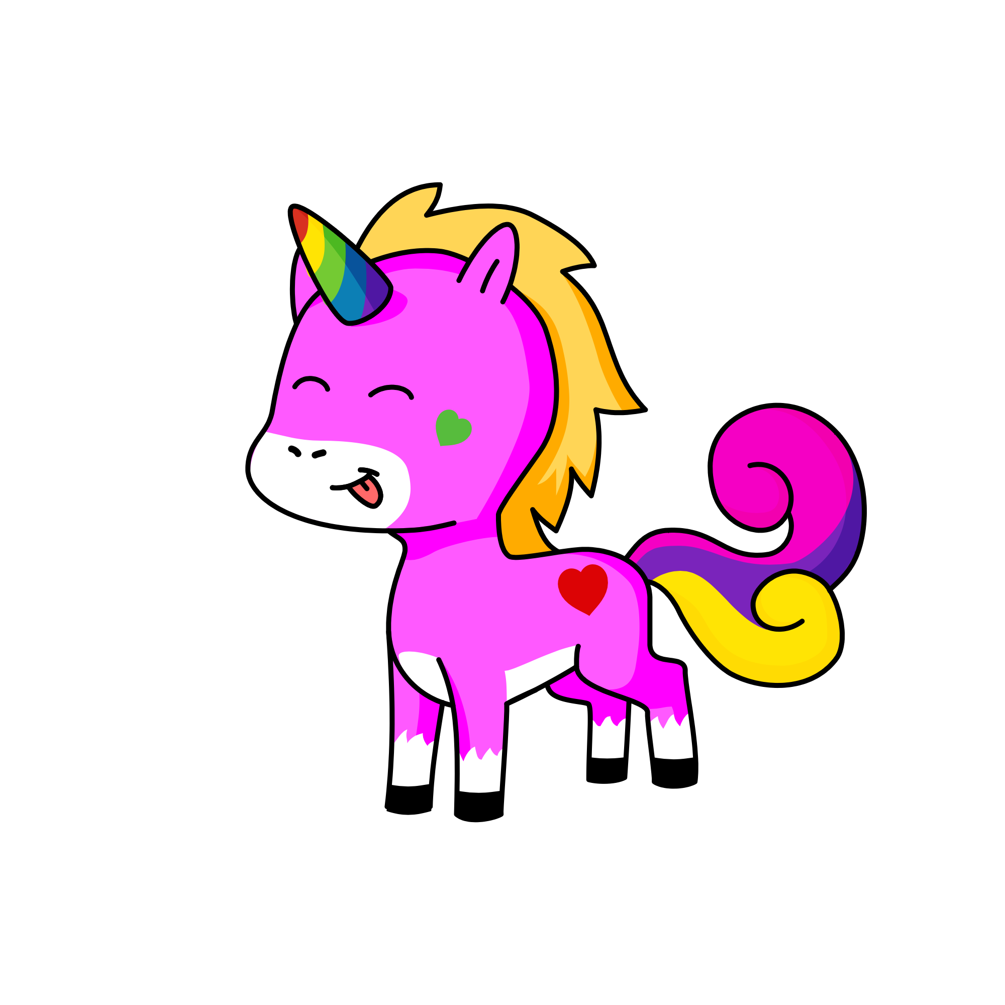 Lucky , the unicorn