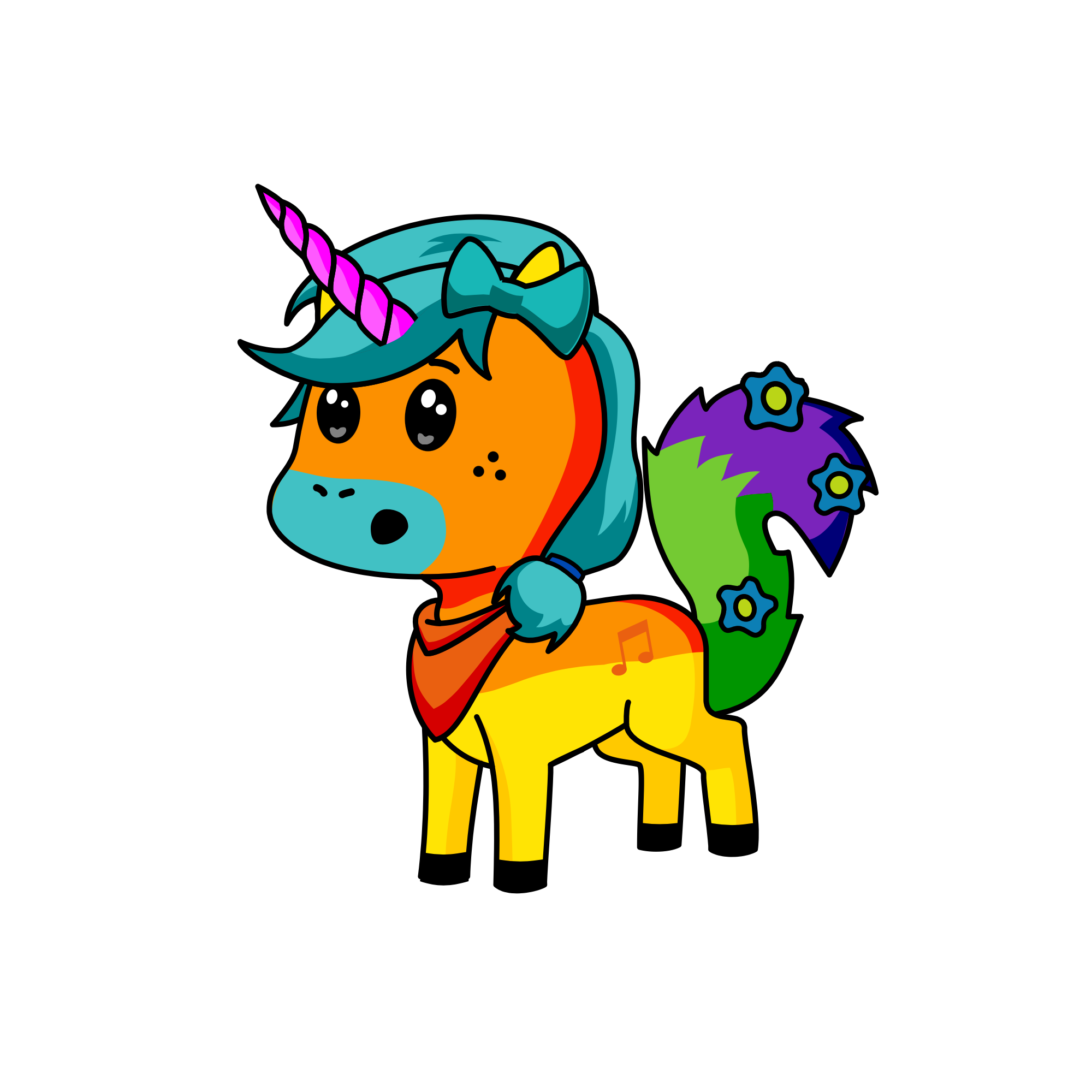 Gygh, the unicorn