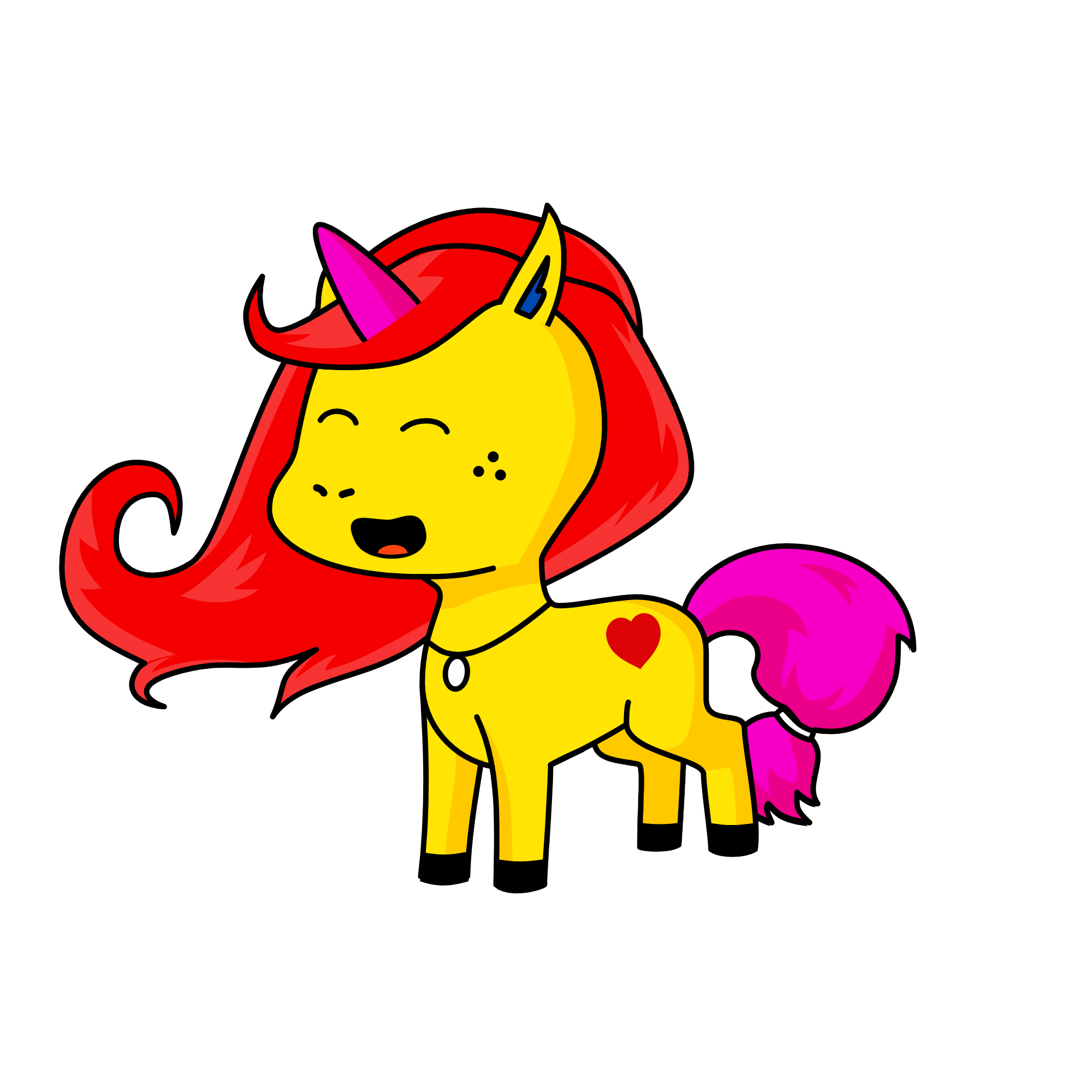 flower, the unicorn
