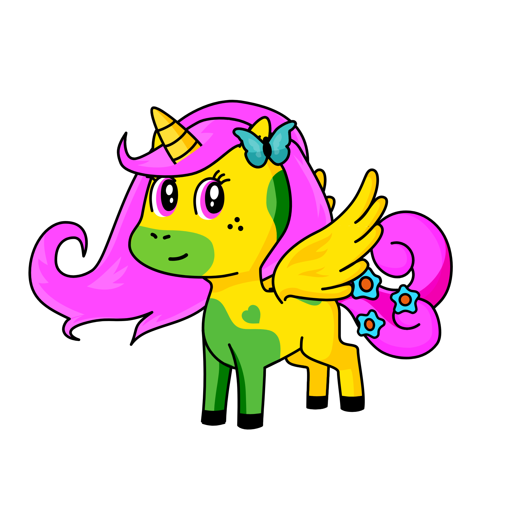 florellay, the unicorn