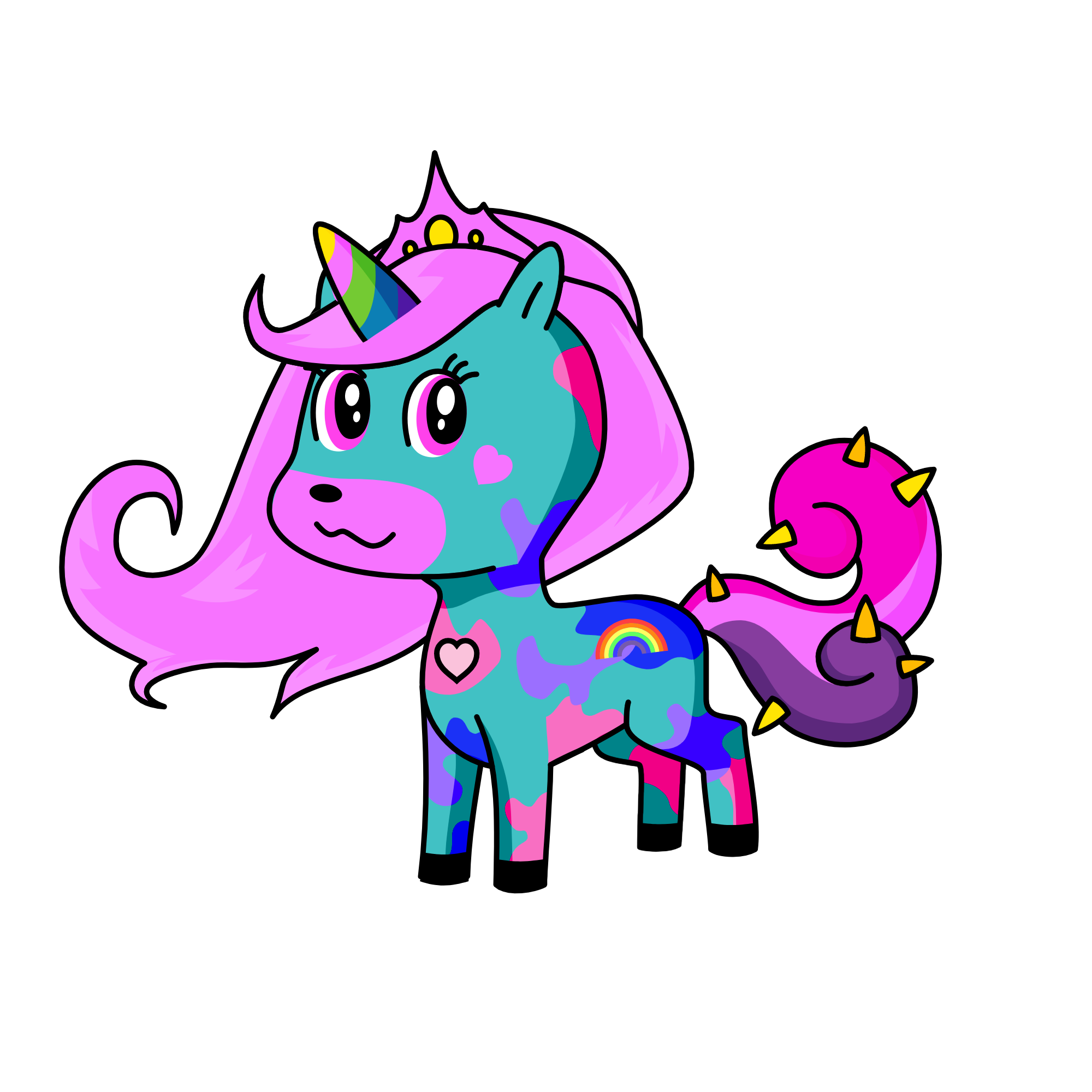 princess, the unicorn