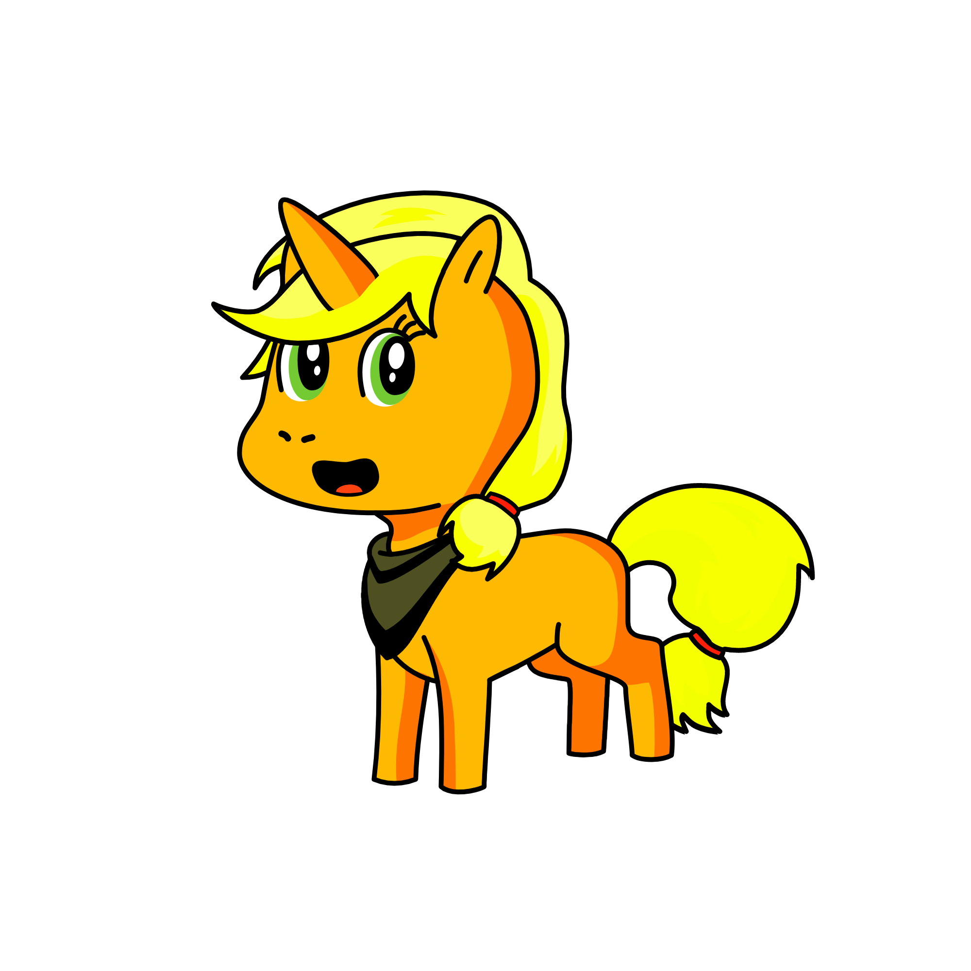 Applejack, the unicorn