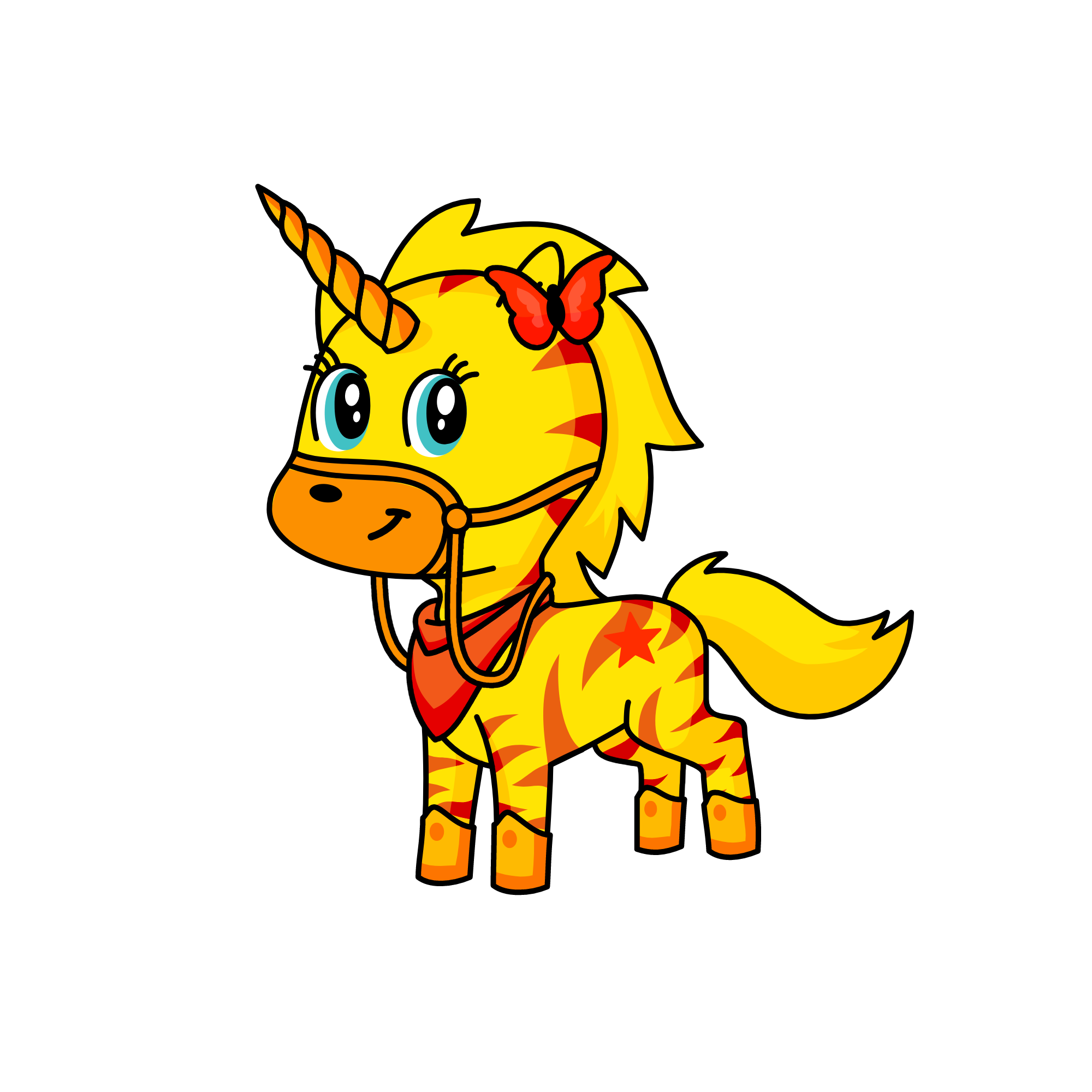 Glitter Sol, the unicorn