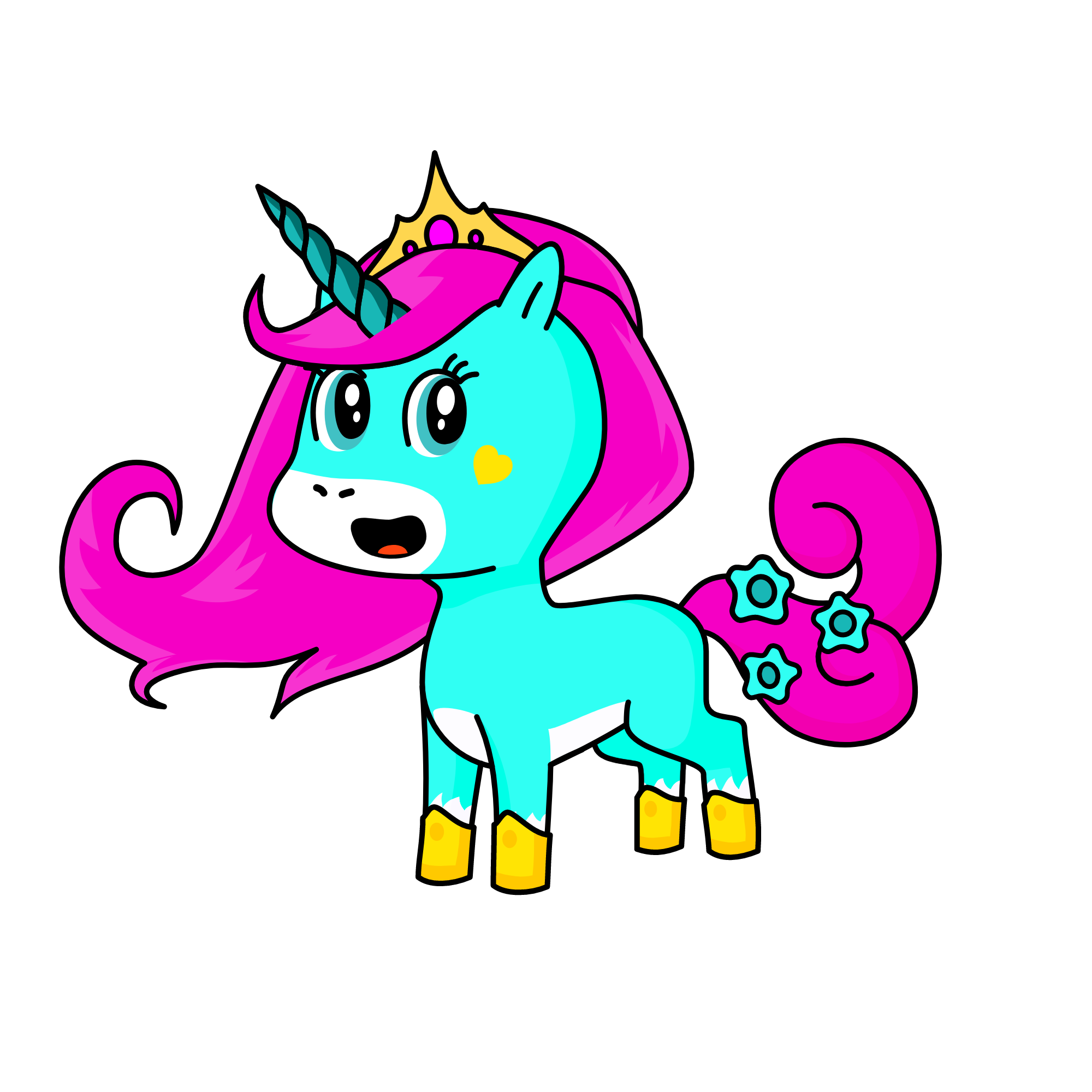 Ice Princess, the unicorn