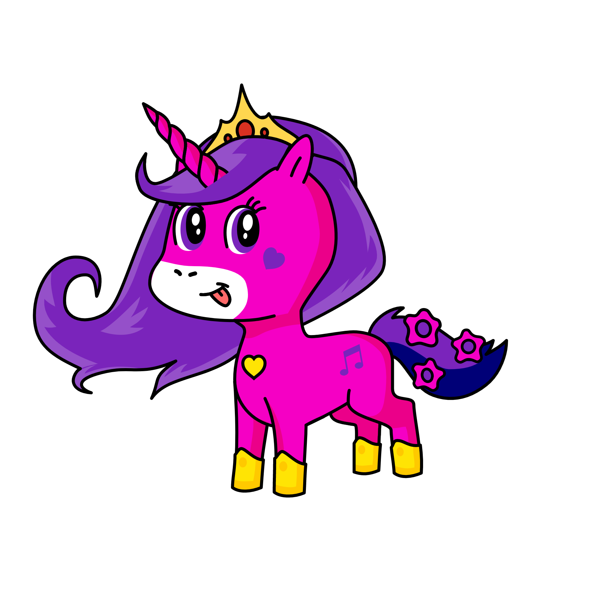 Salormoon, the unicorn