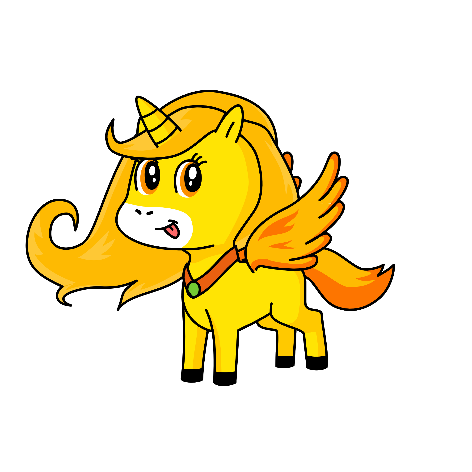 Sunrise, the unicorn