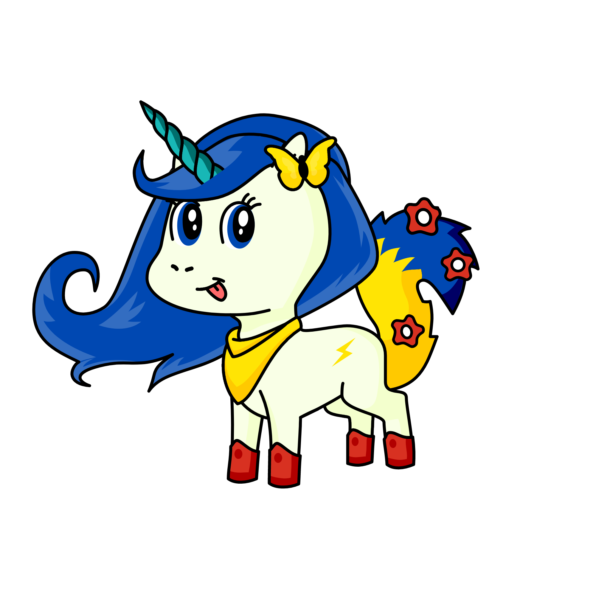 Marinnete, the unicorn
