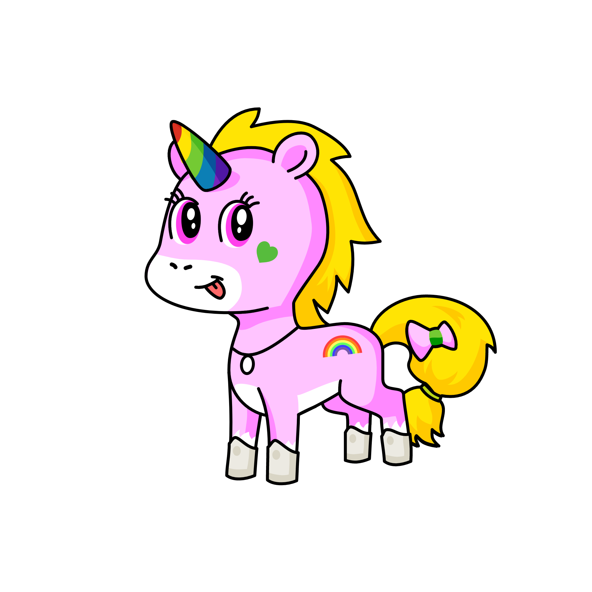 Pinky pie, the unicorn