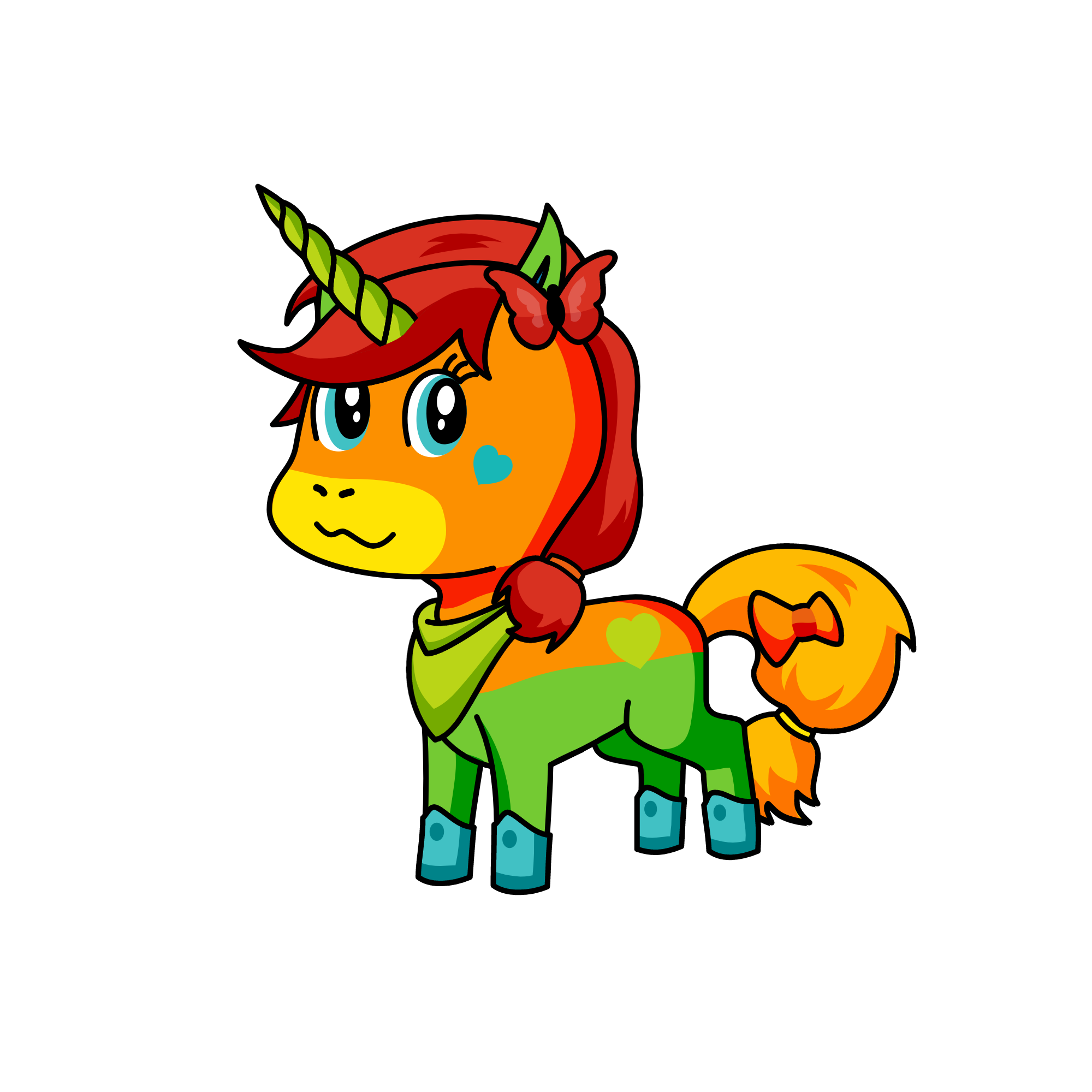 rainbow, the unicorn