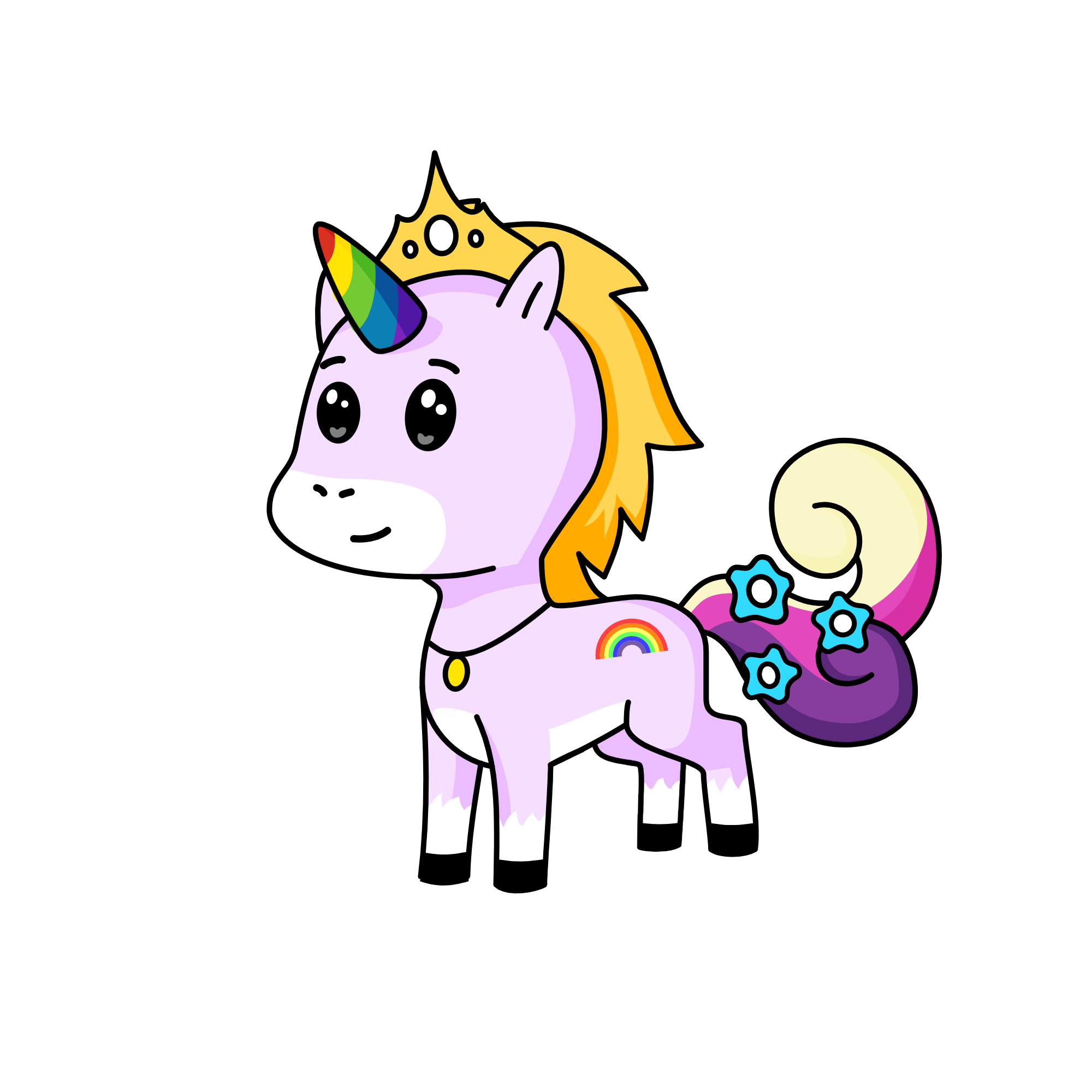 Snowy, the unicorn