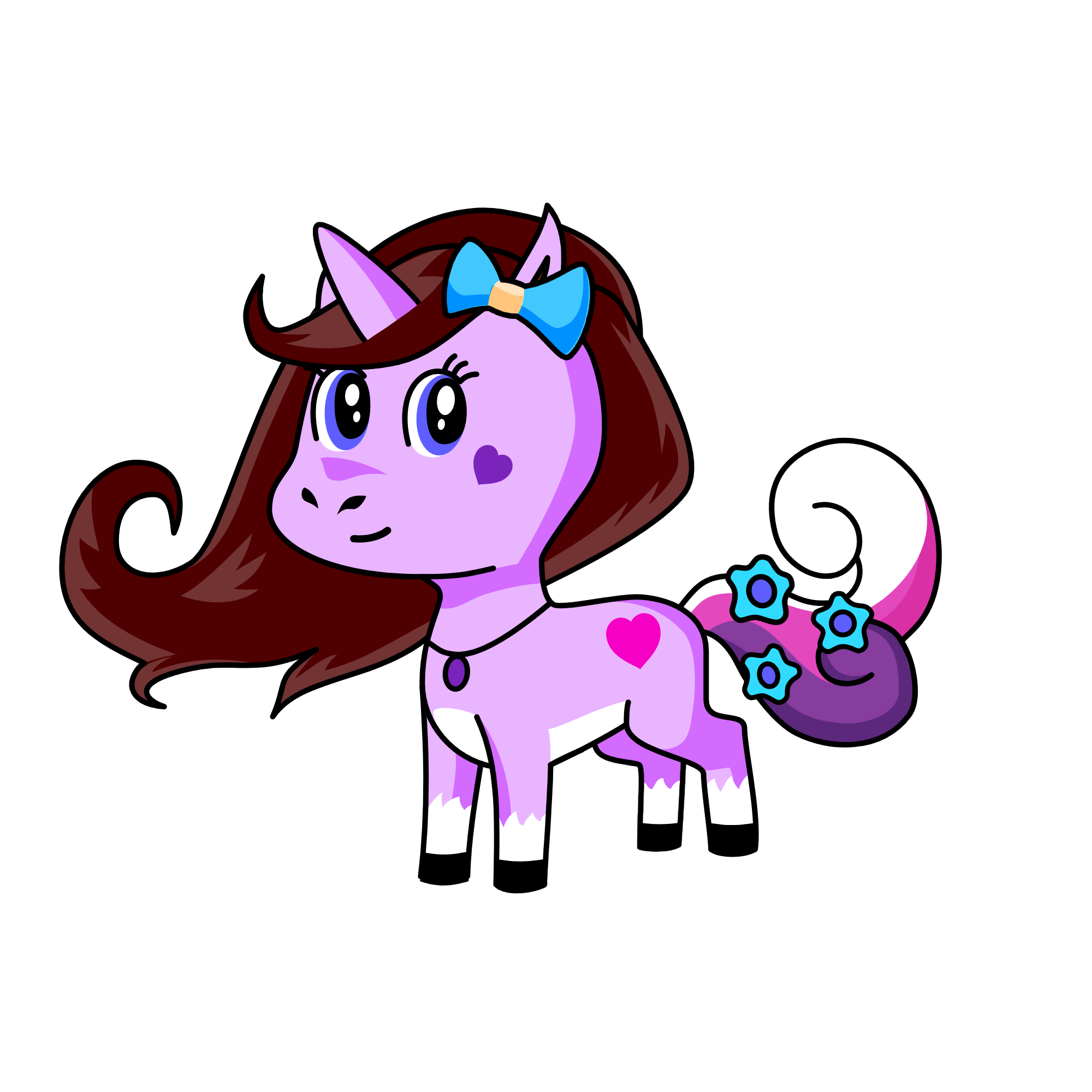 紫紫紫, the unicorn