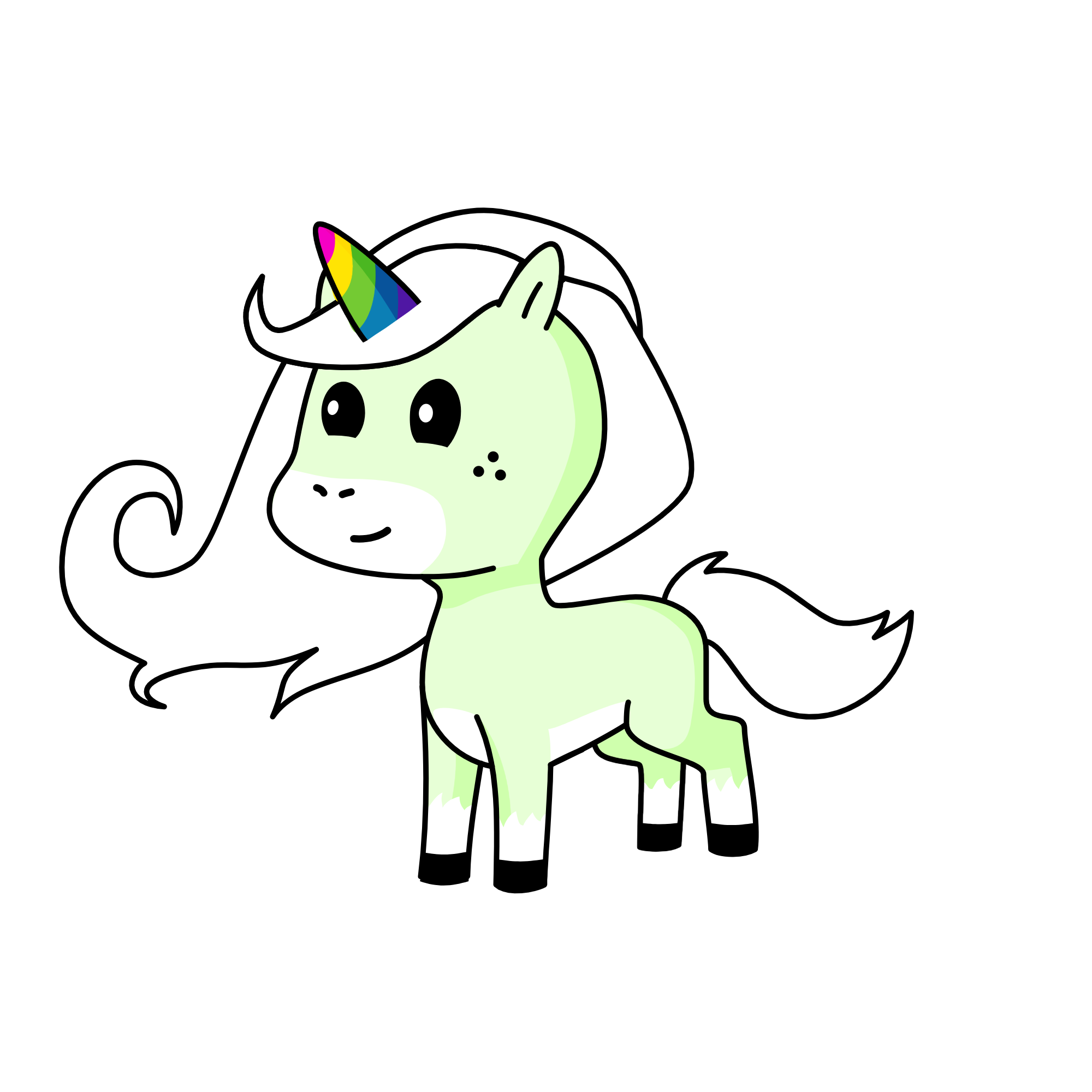 pretty, the unicorn