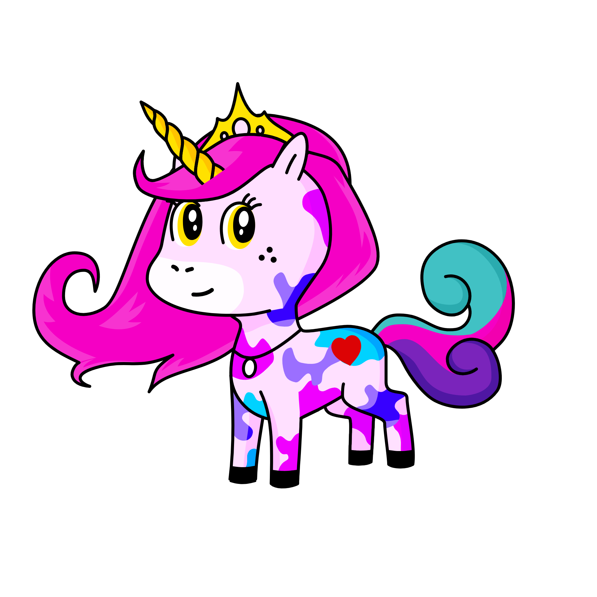 Glamour, the unicorn