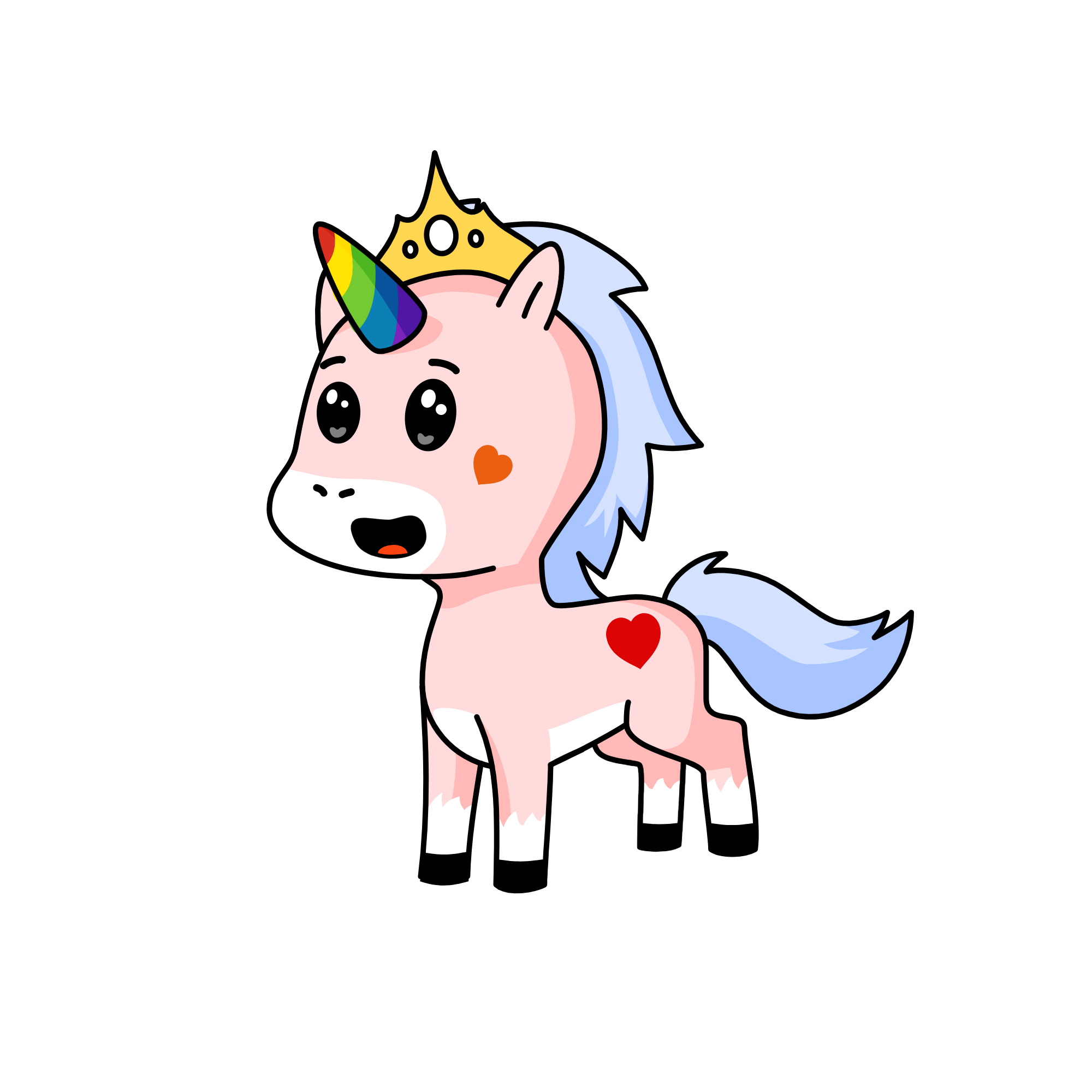 Adrienne's Unicorn, the unicorn