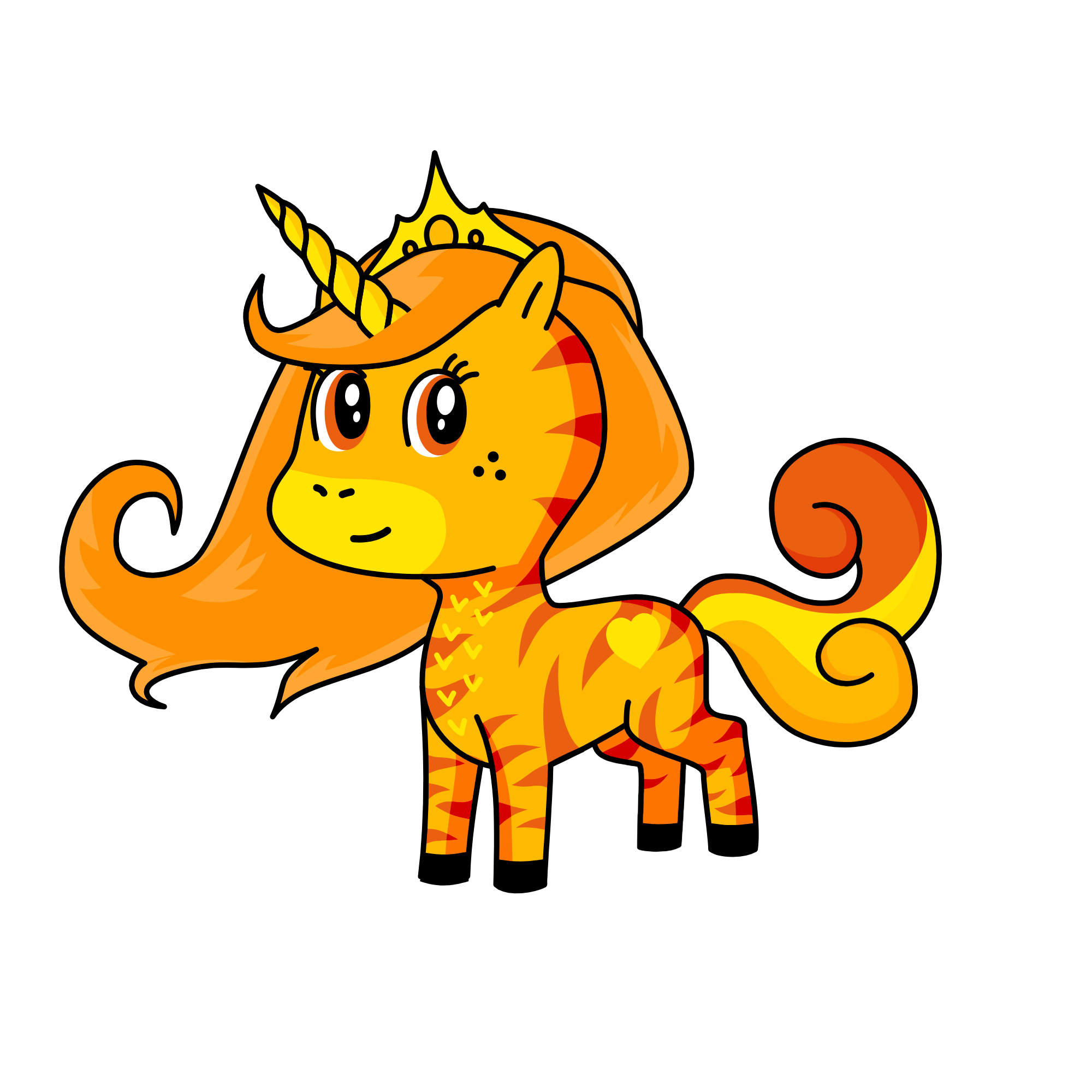 Sun Princess, the unicorn
