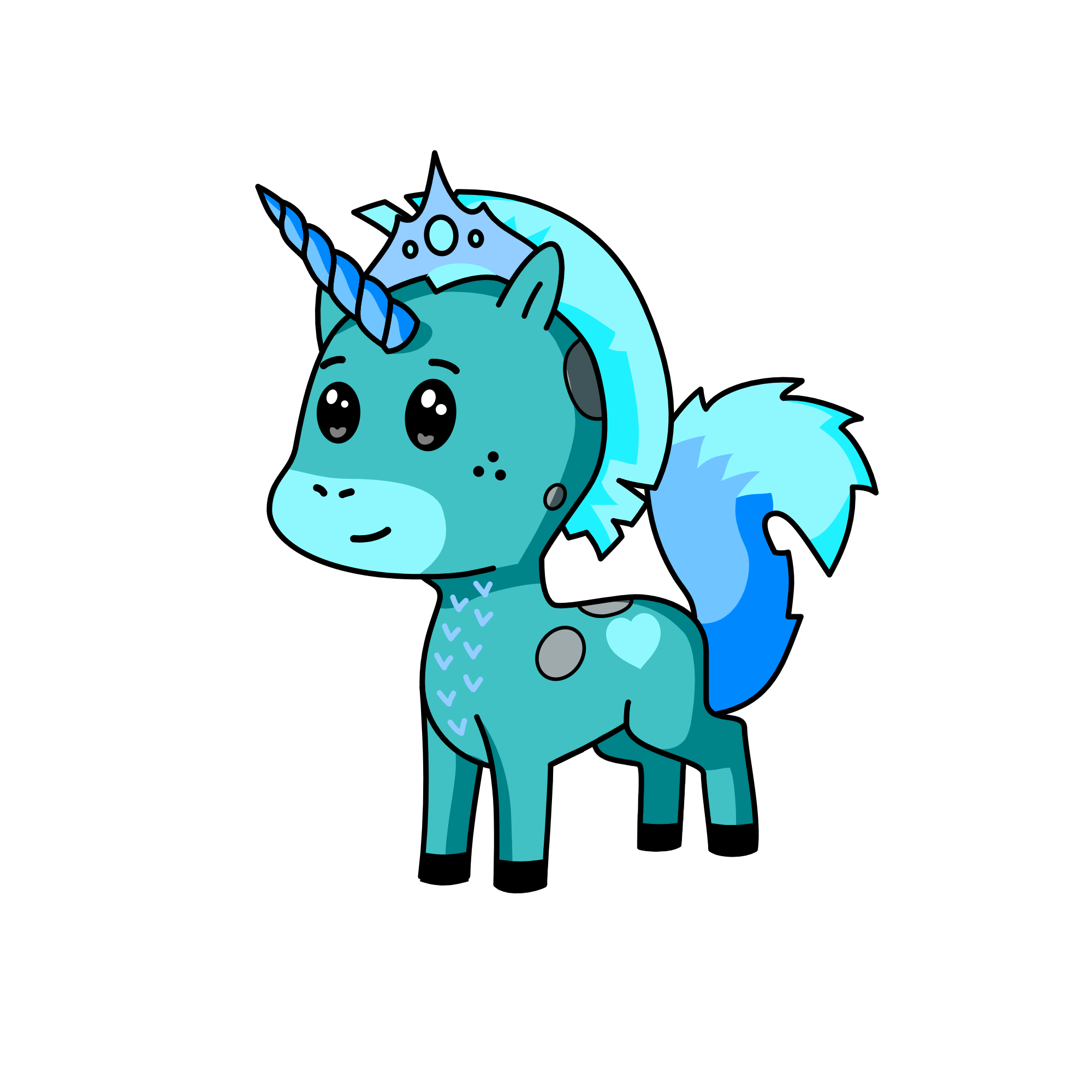Moon Prince, the unicorn