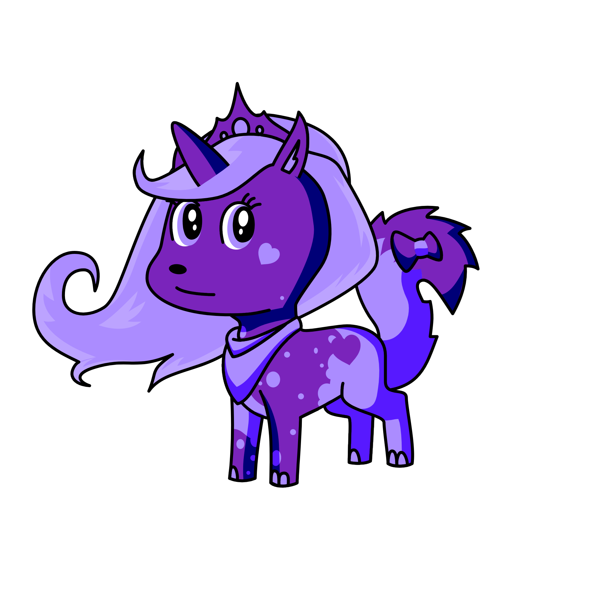 Moonlight, the unicorn