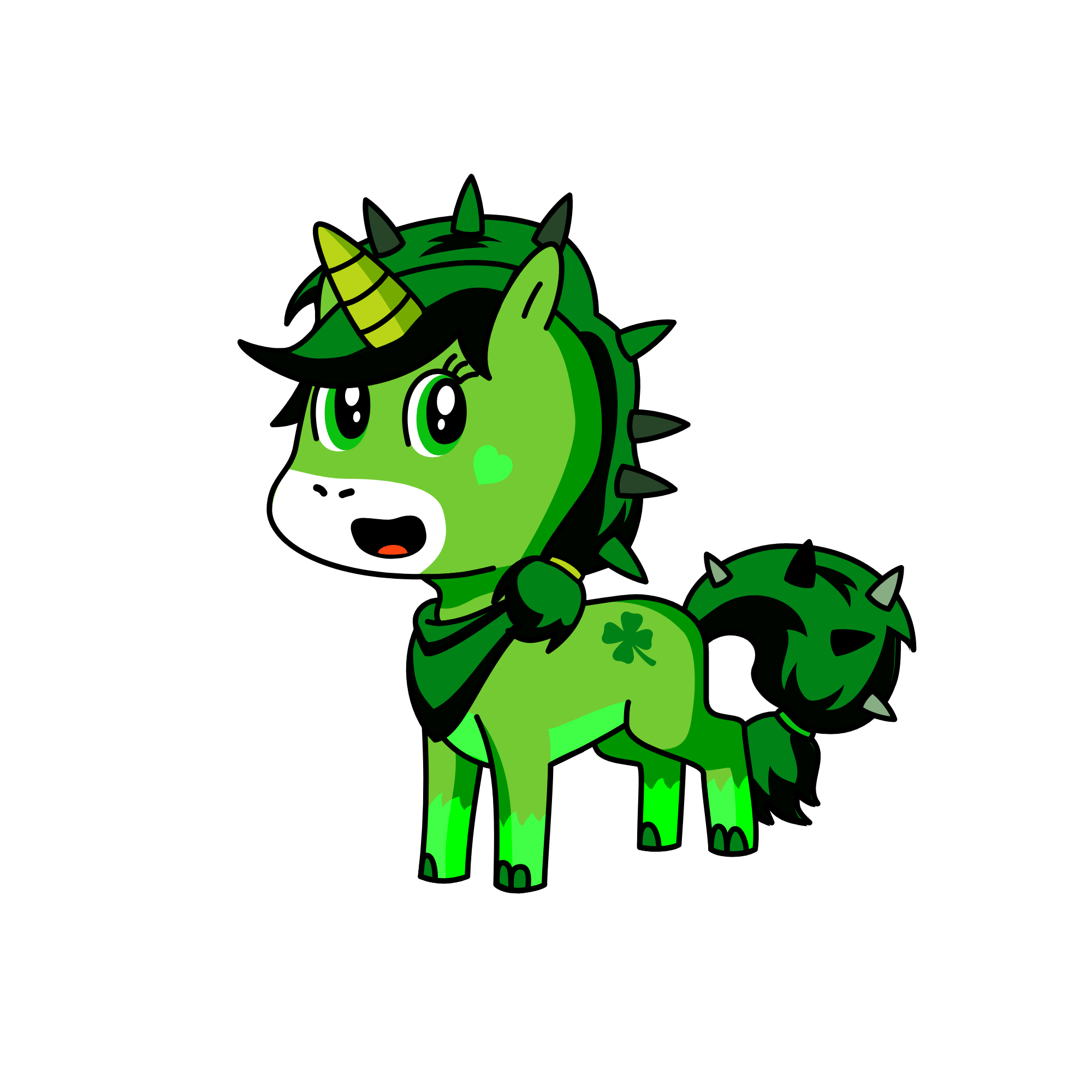 Menta, the unicorn