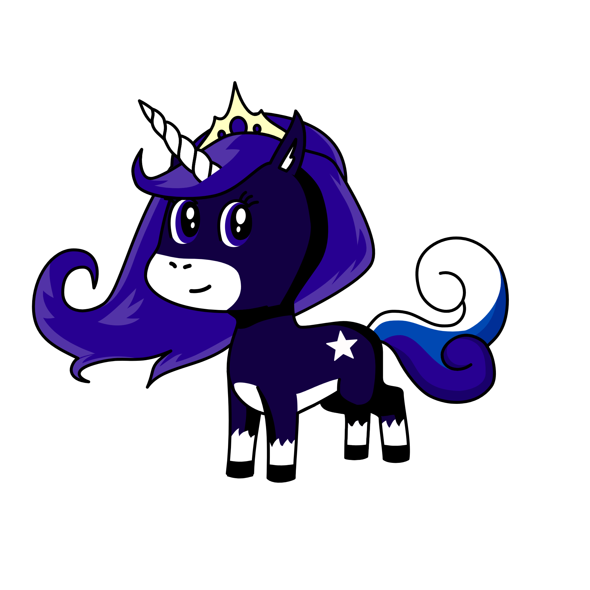 Luna, the unicorn