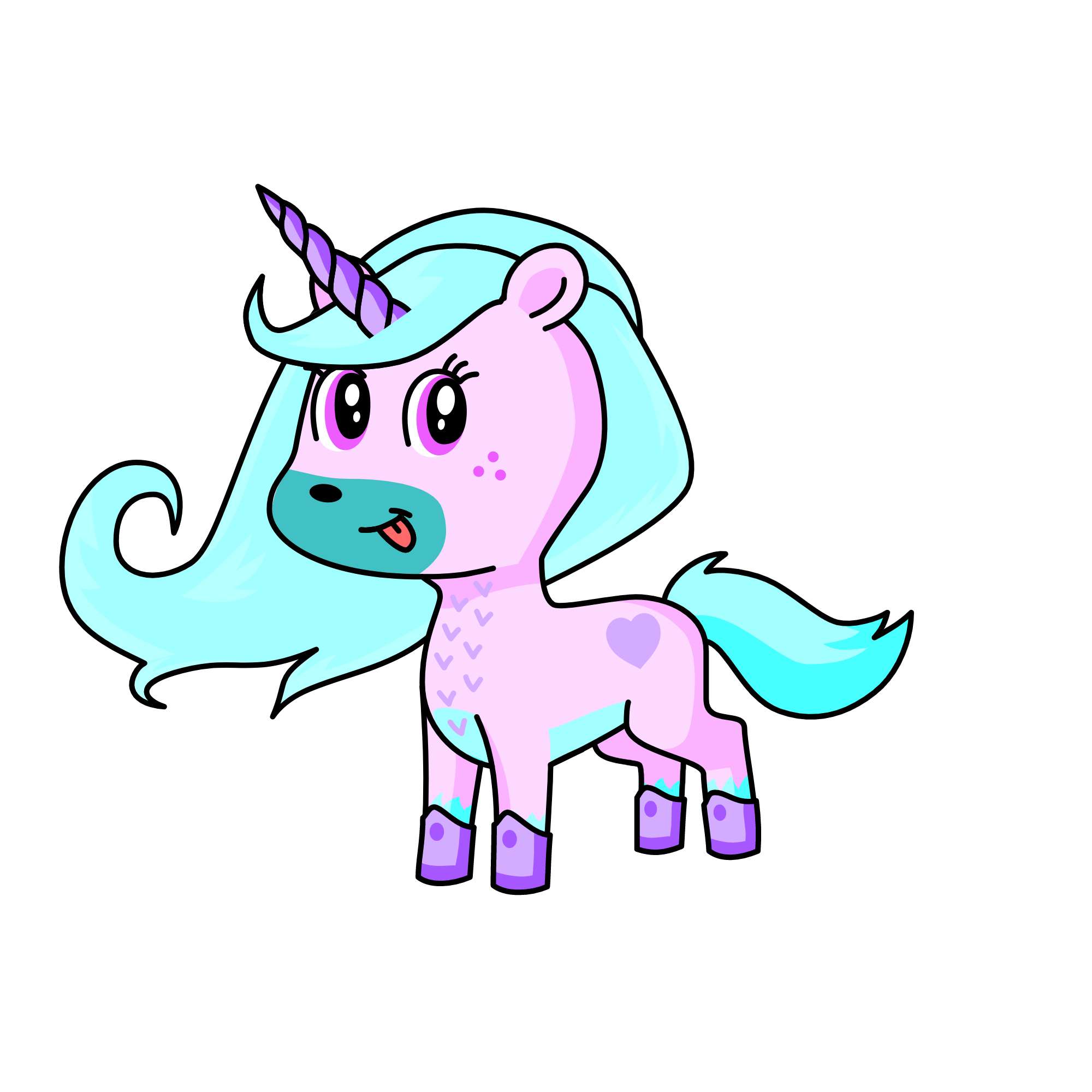 candy, the unicorn