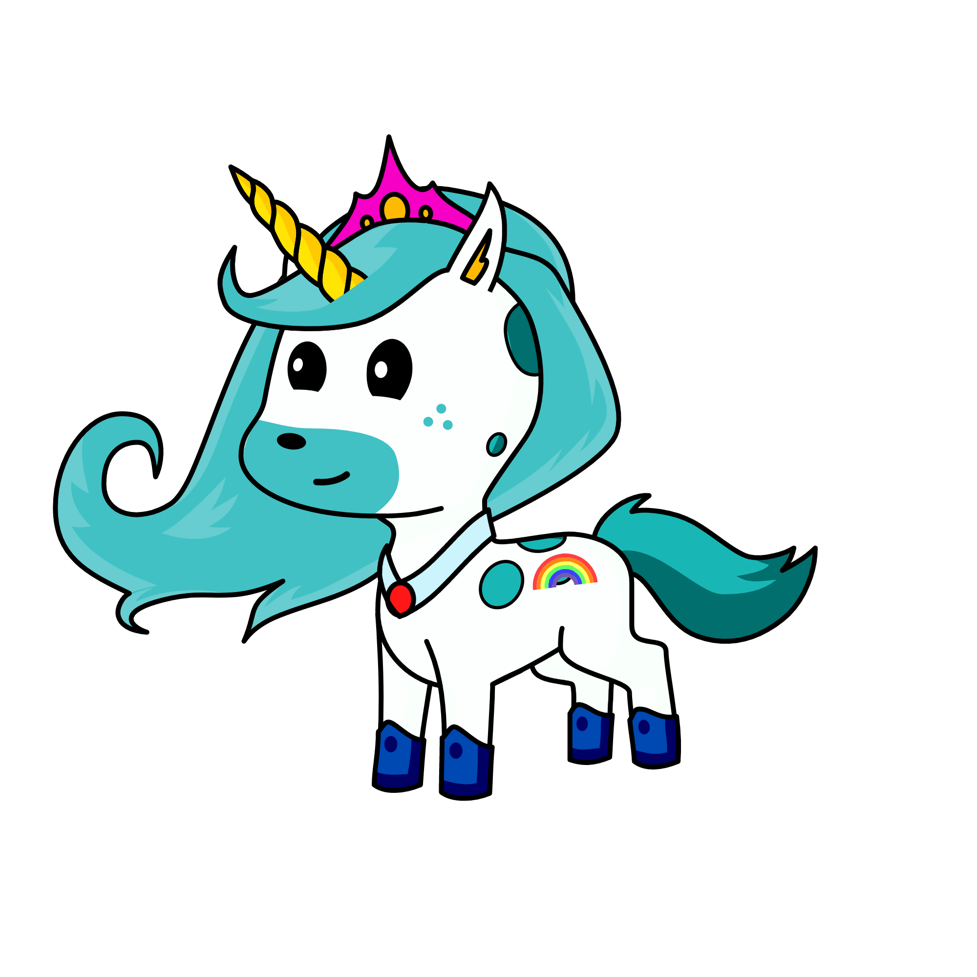 Princess Celestia, the unicorn