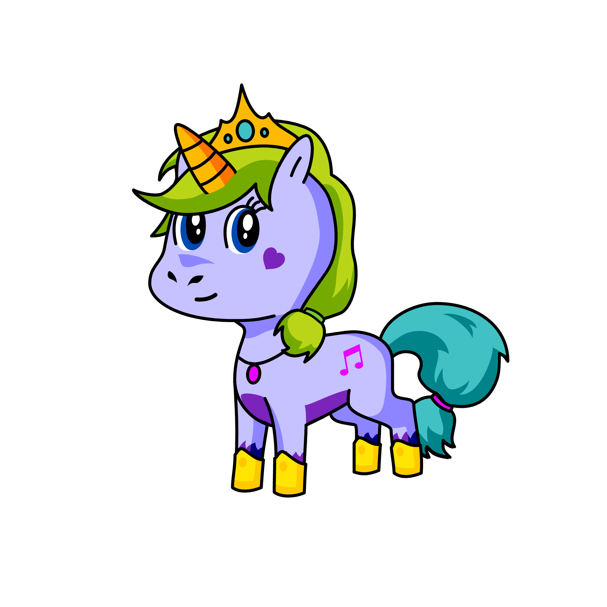 poniged, the unicorn