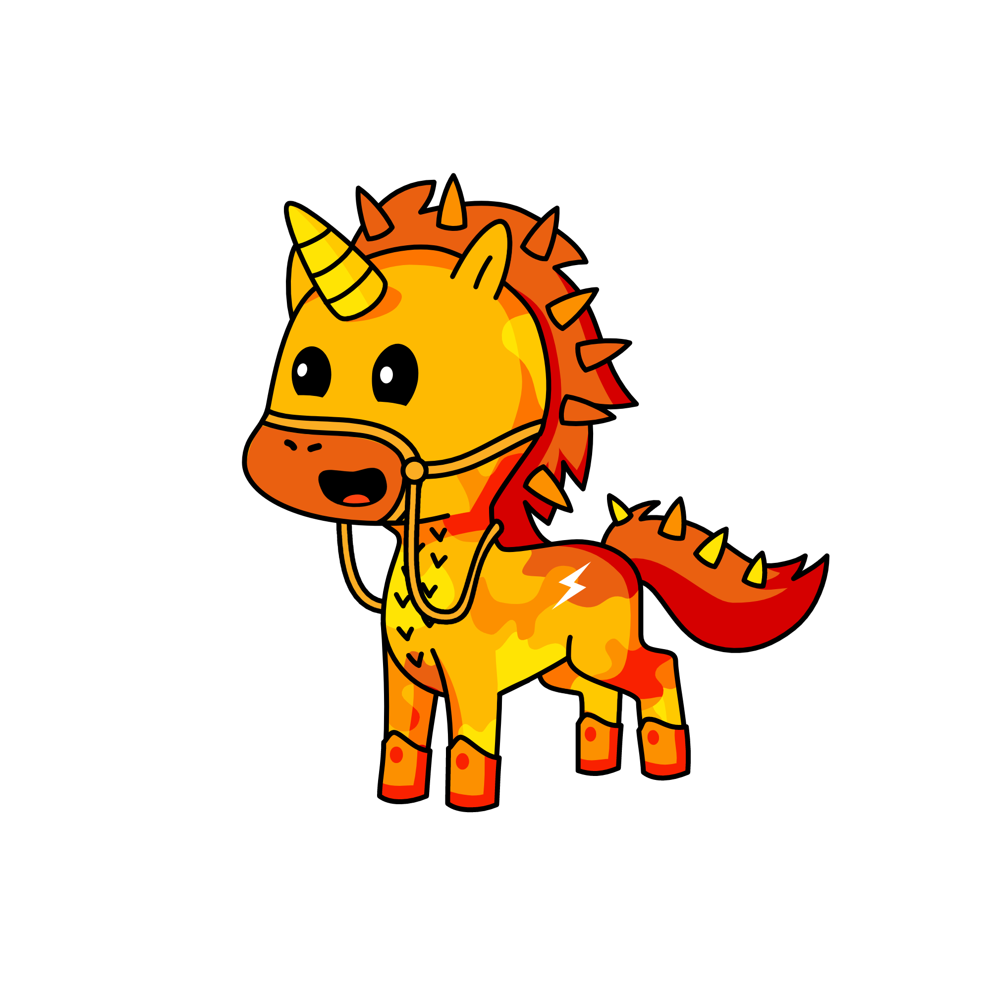 Fuego, the unicorn